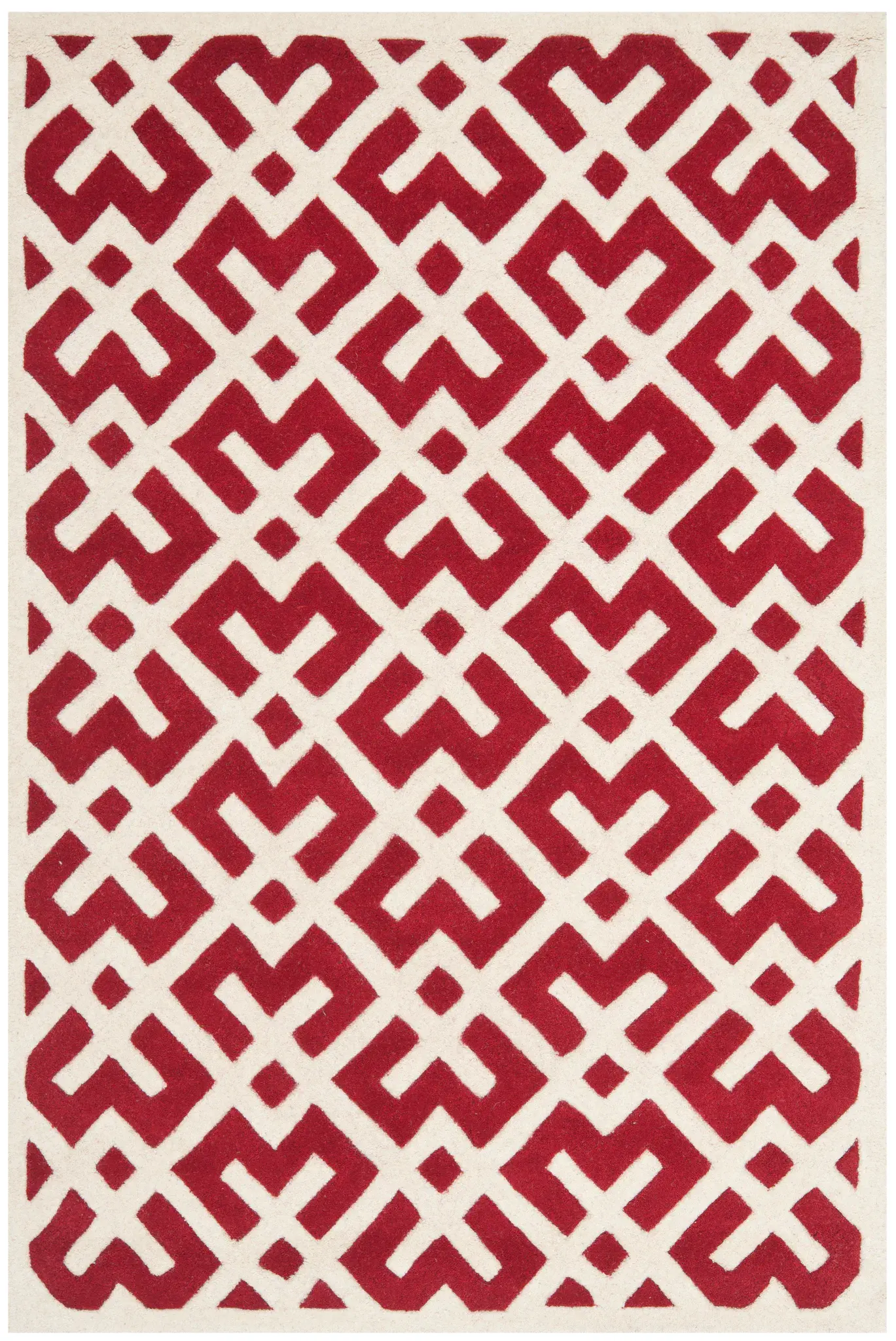 Chatham Fretwork Hand-Tufted Wool Rug