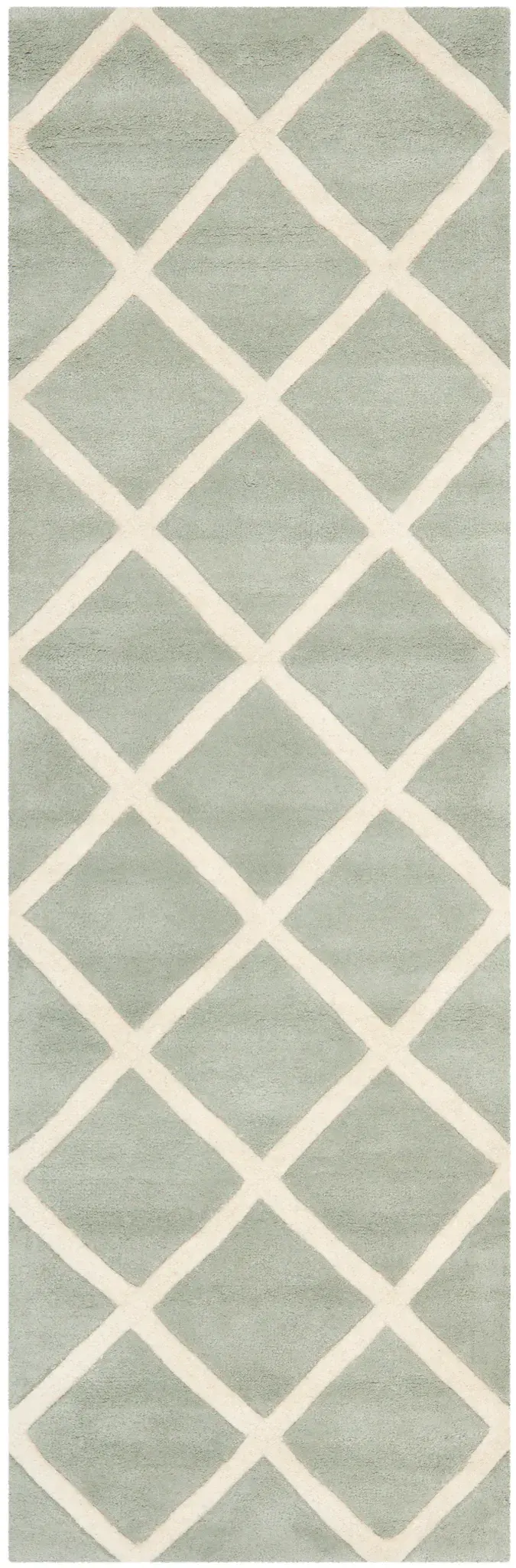 Chatham Diamond Lattice Hand-Tufted Wool Rug