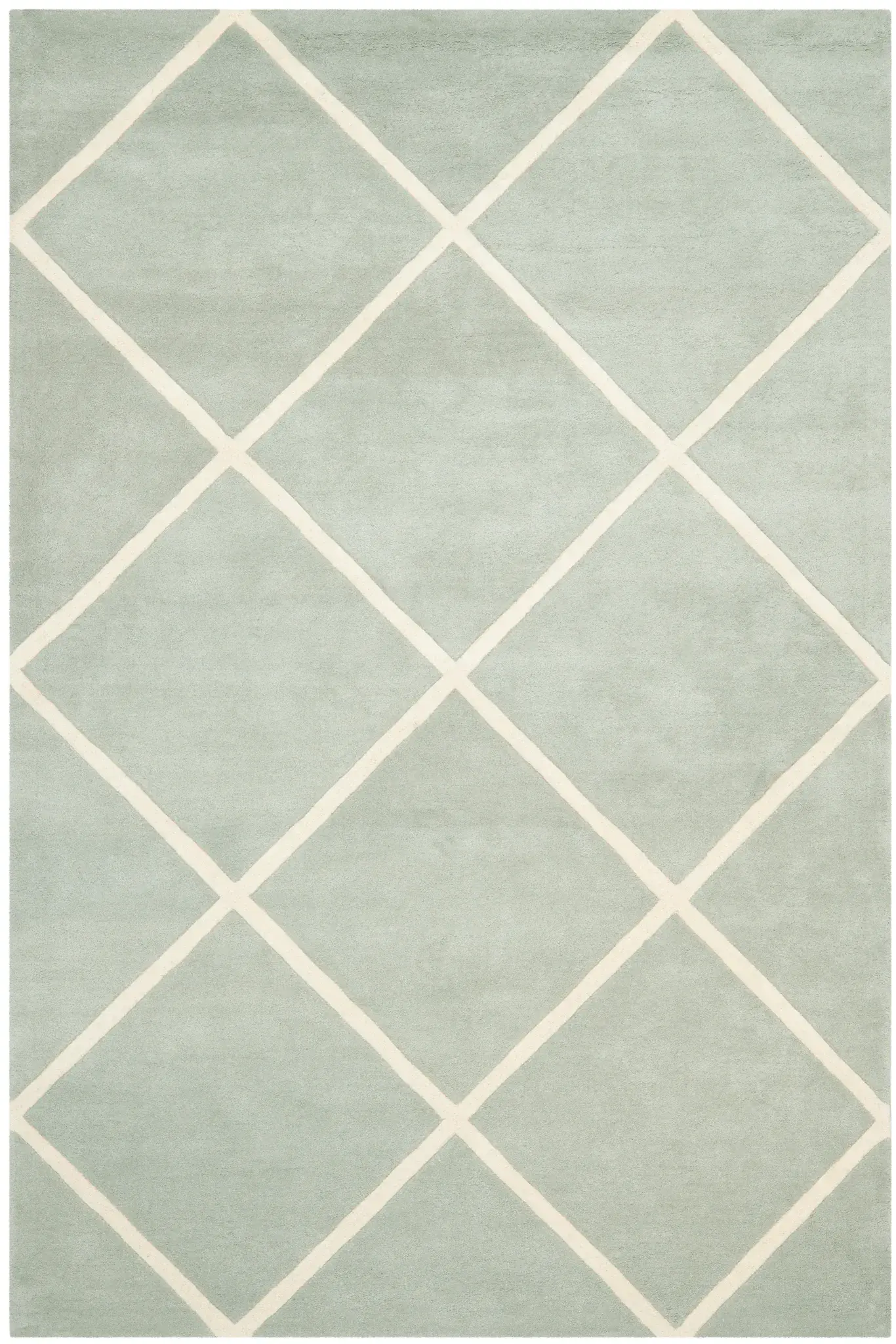 Chatham Diamond Lattice Hand-Tufted Wool Rug
