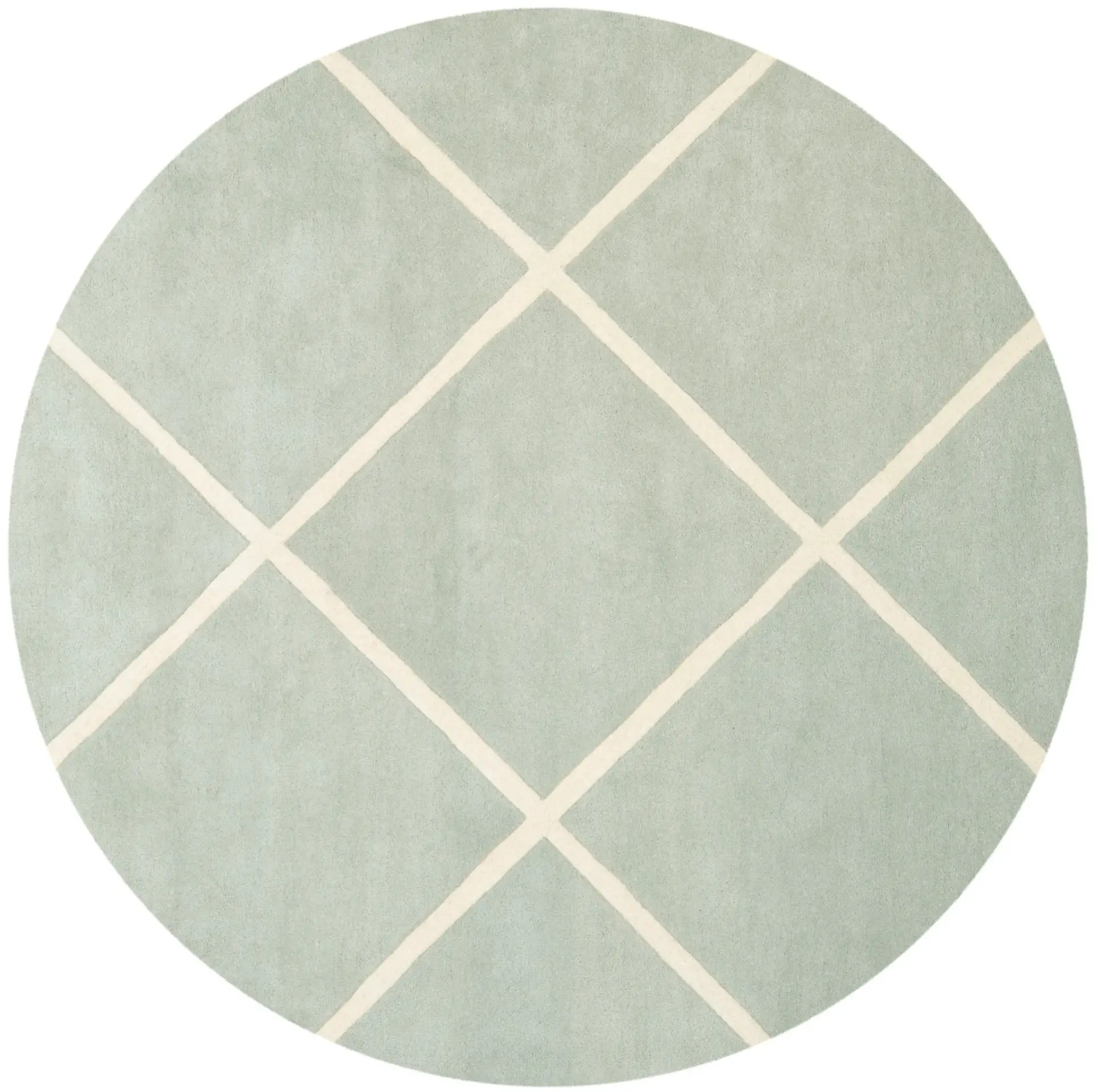 Chatham Diamond Lattice Hand-Tufted Wool Rug