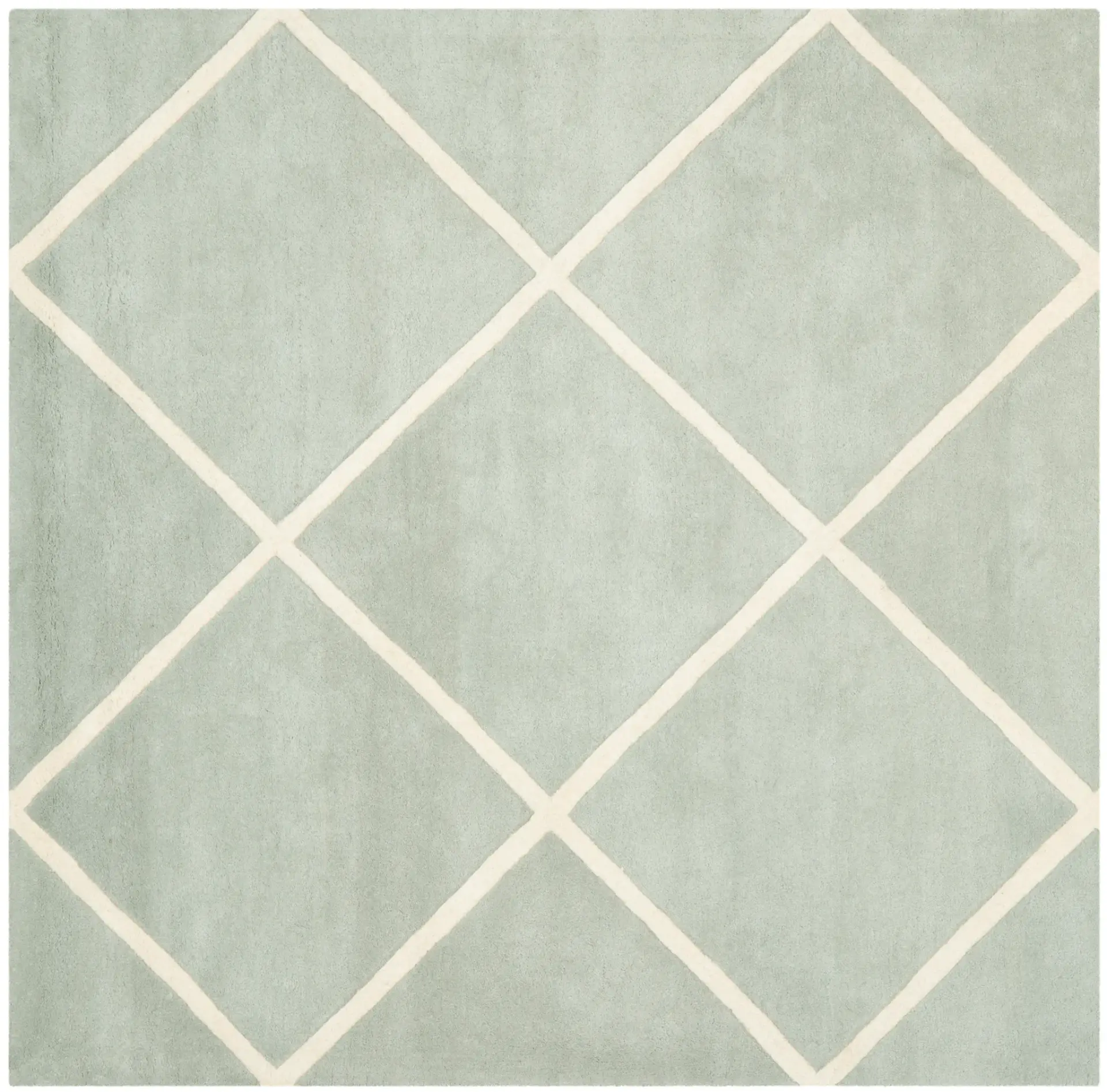 Chatham Diamond Lattice Hand-Tufted Wool Rug