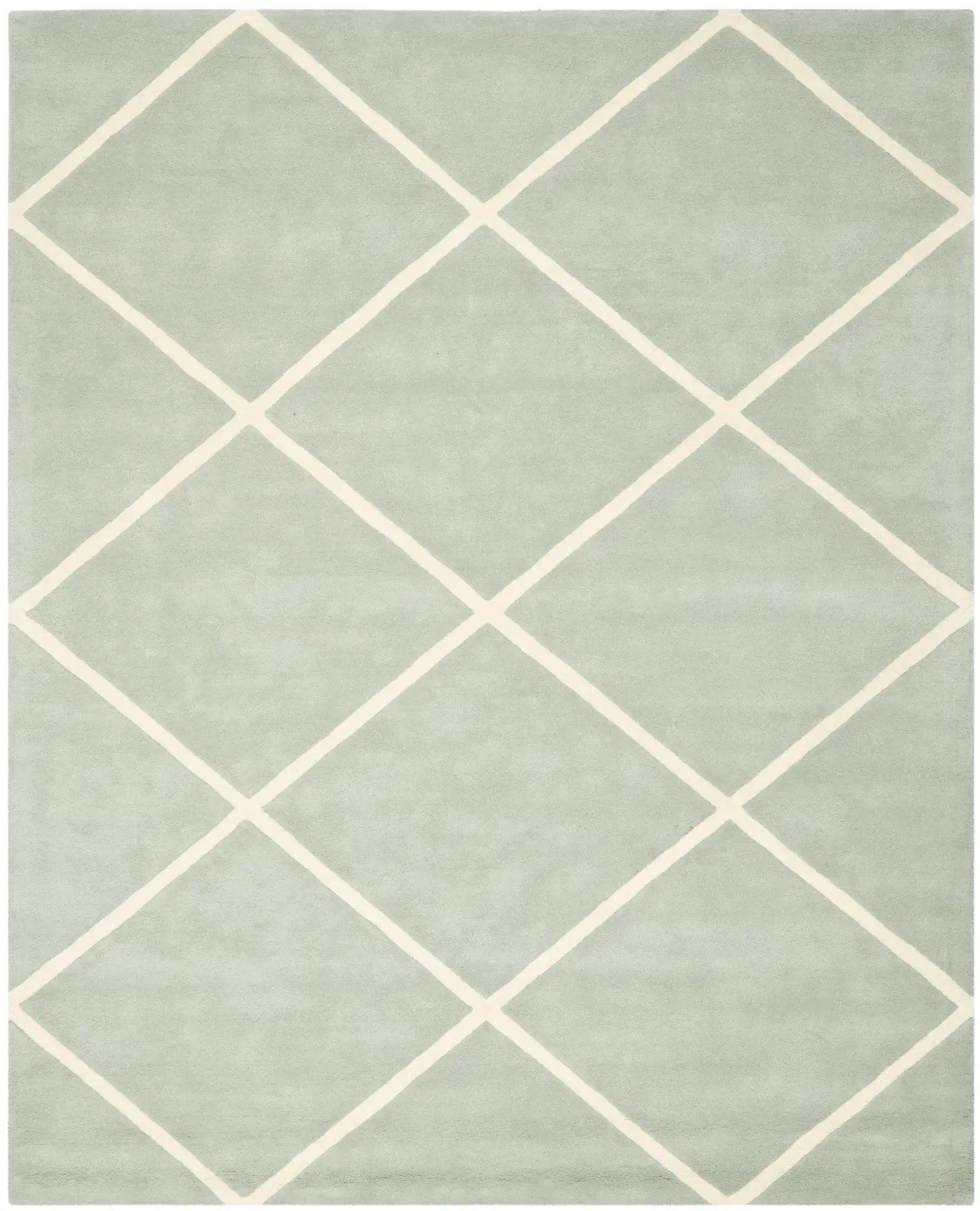 Chatham Diamond Lattice Hand-Tufted Wool Rug