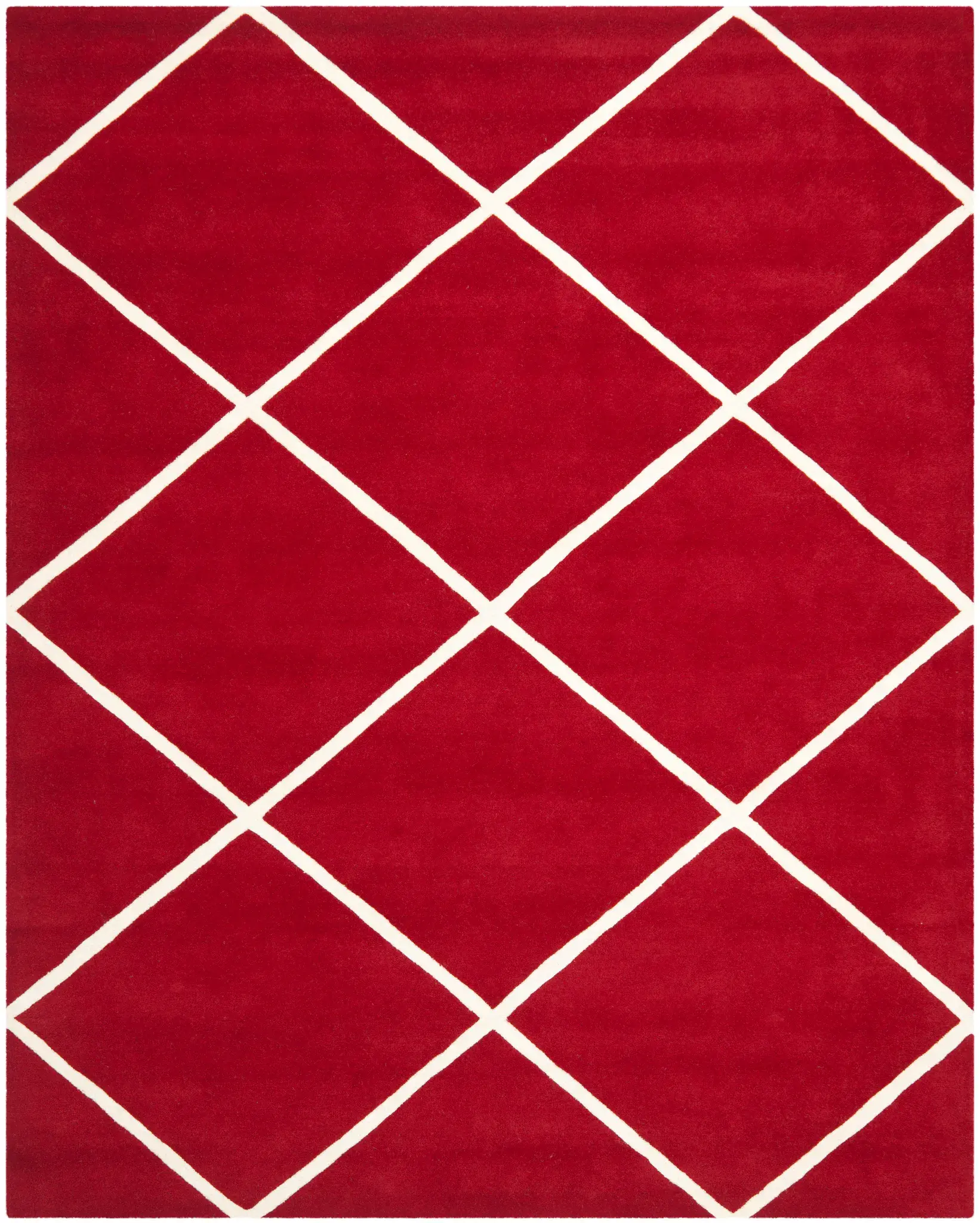 Chatham Diamond Lattice Hand-Tufted Wool Rug