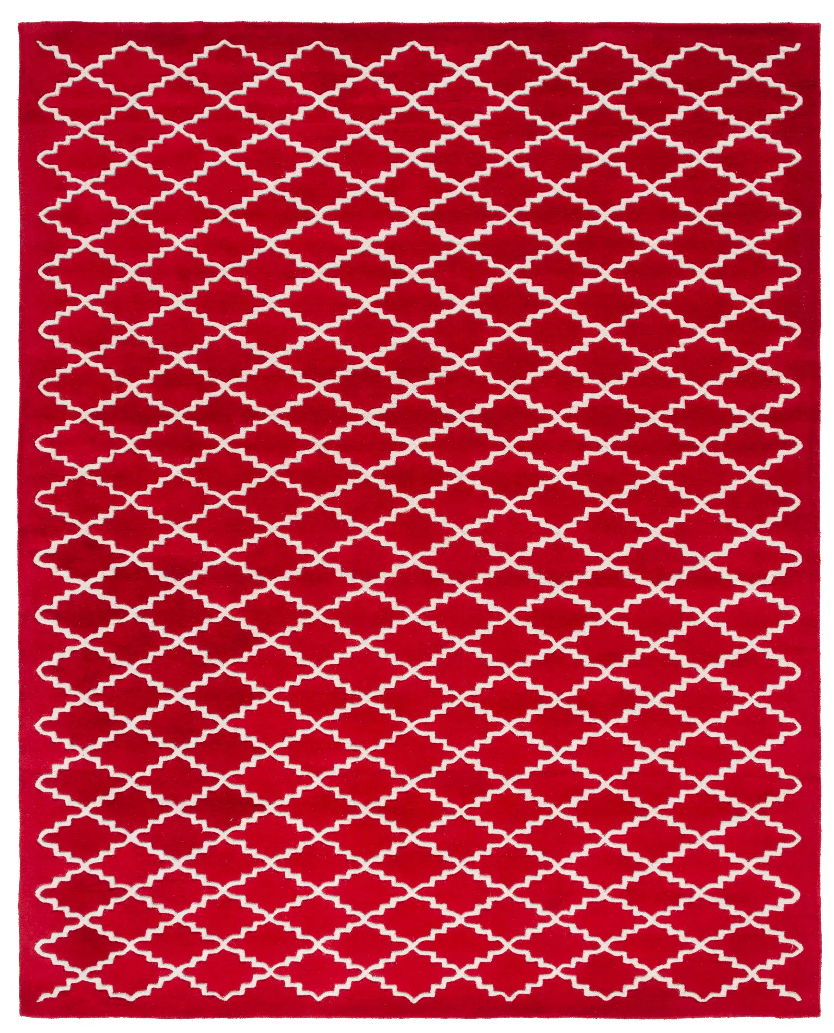 Chatham Stepped Trellis Hand-Tufted Wool Rug