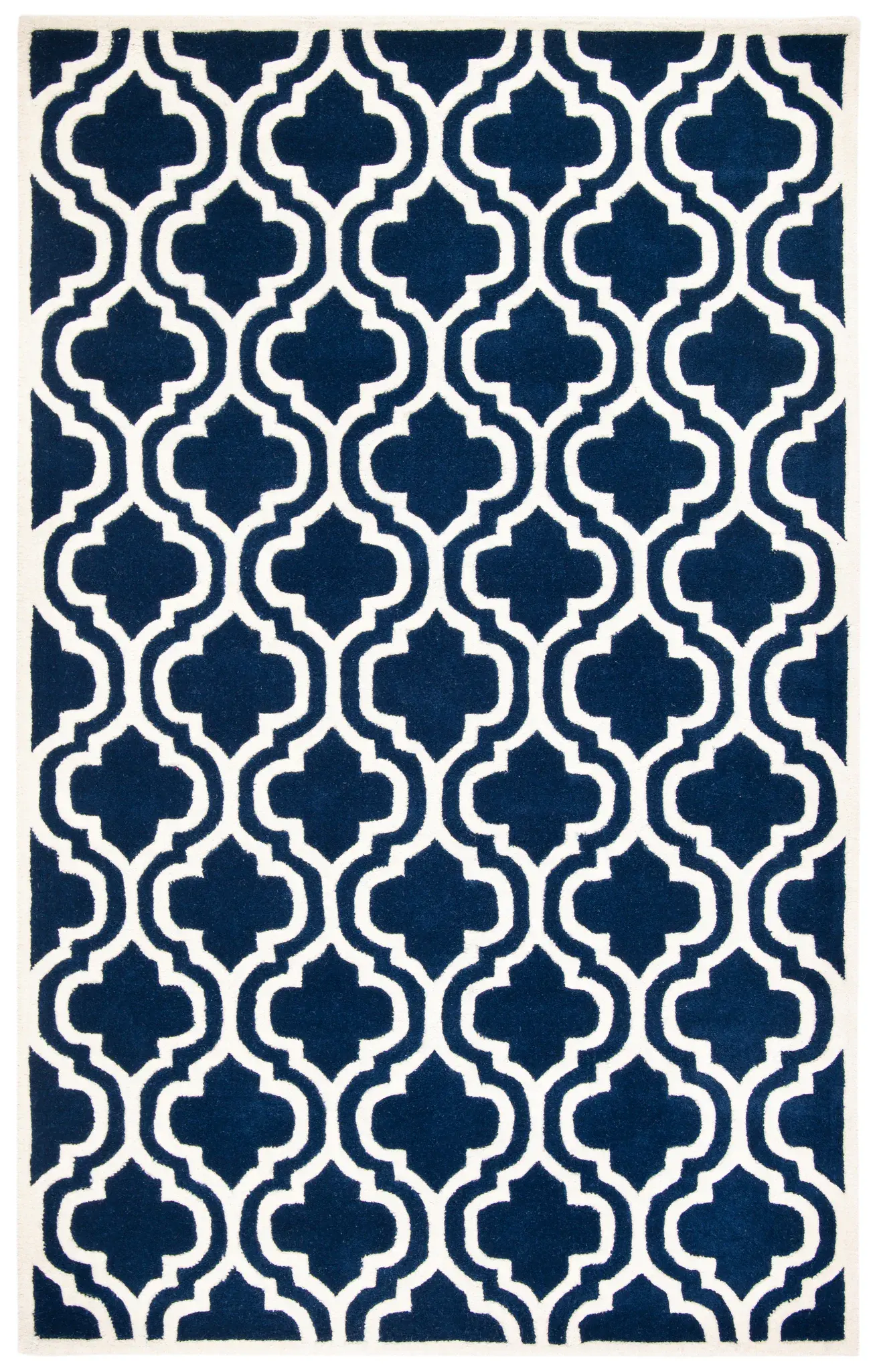 Chatham Elongated Ogee Hand-Tufted Wool Rug