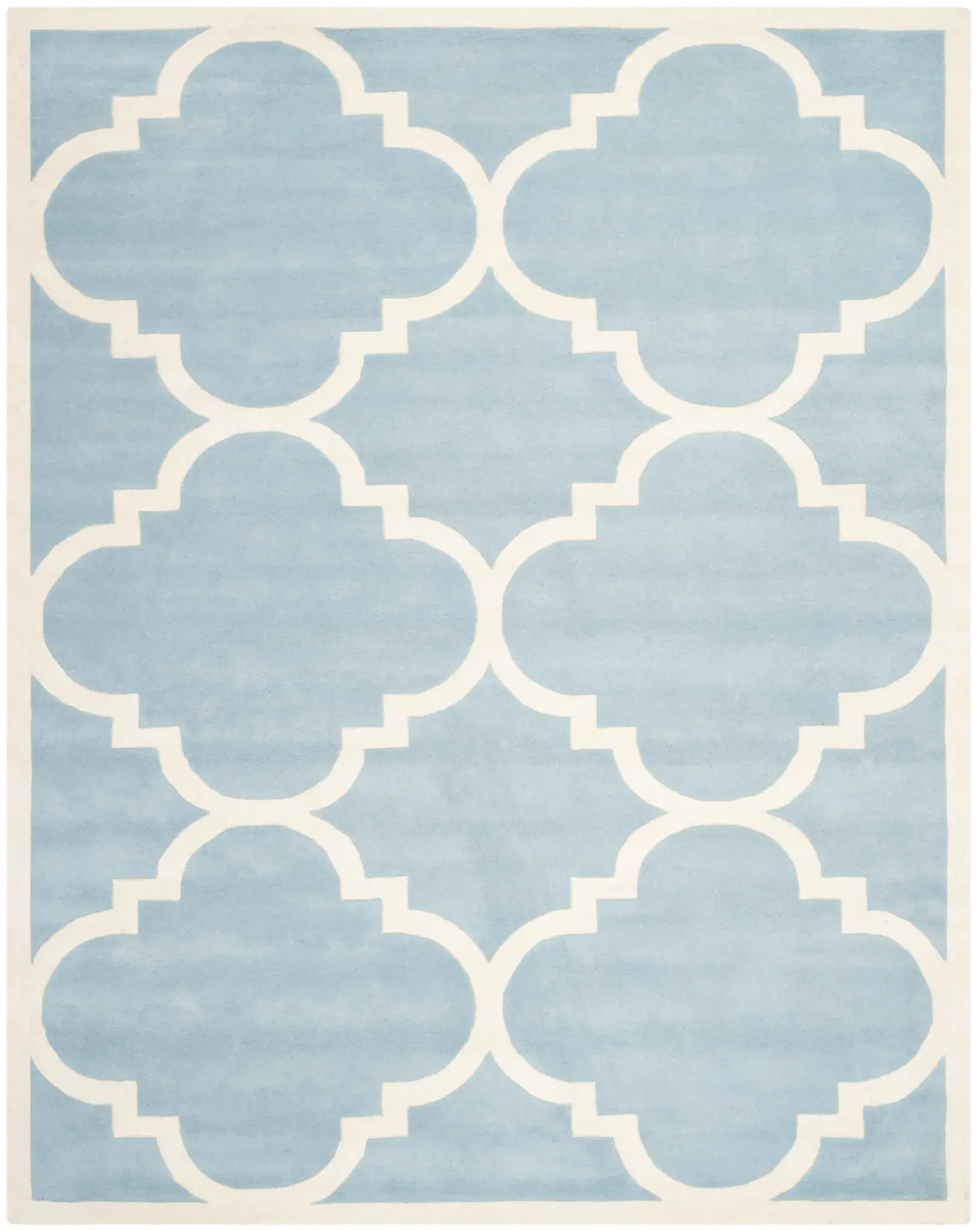 Chatham Quatrefoil Trellis Hand-Tufted Wool Rug
