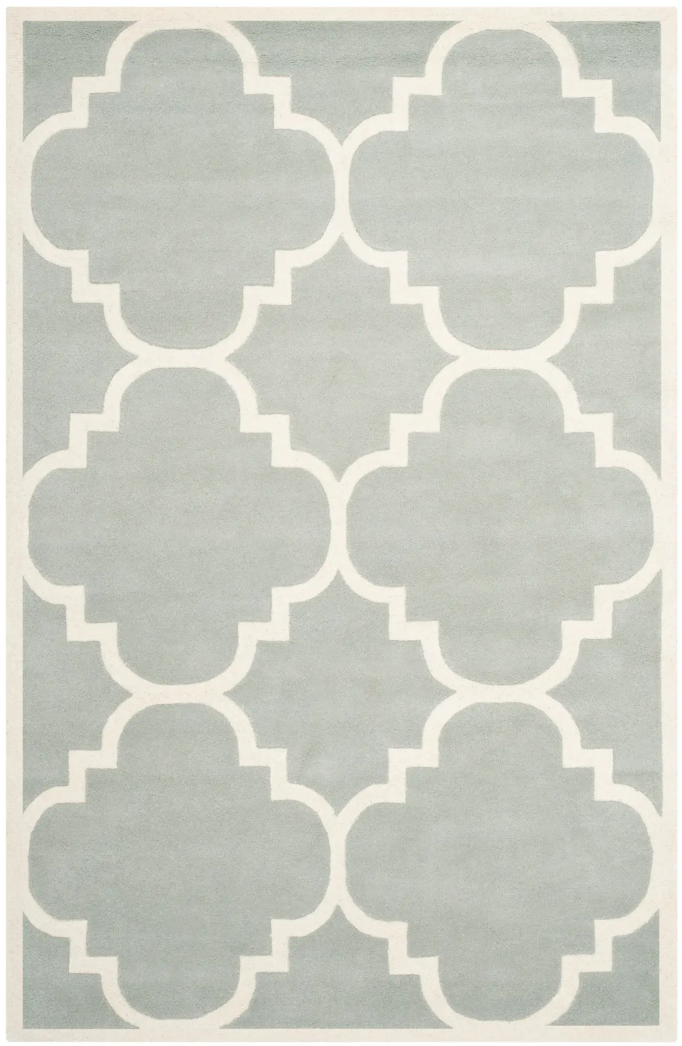 Chatham Quatrefoil Trellis Hand-Tufted Wool Rug