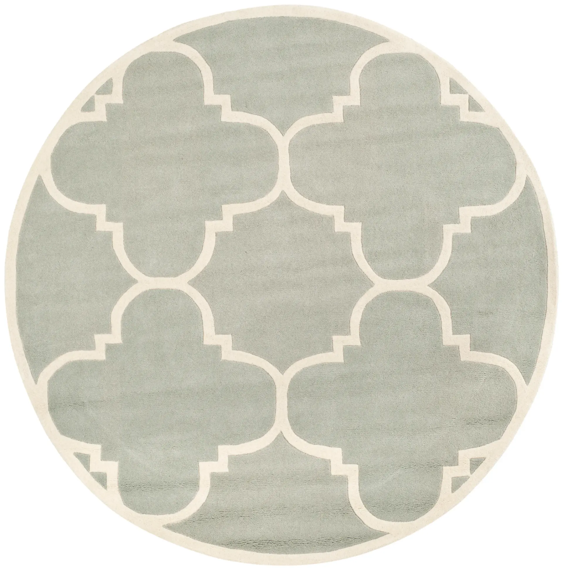 Chatham Quatrefoil Trellis Hand-Tufted Wool Rug