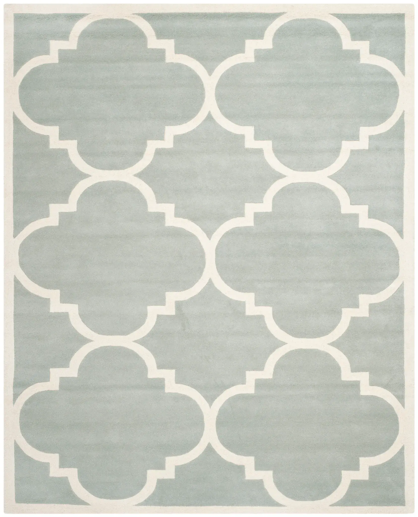 Chatham Quatrefoil Trellis Hand-Tufted Wool Rug