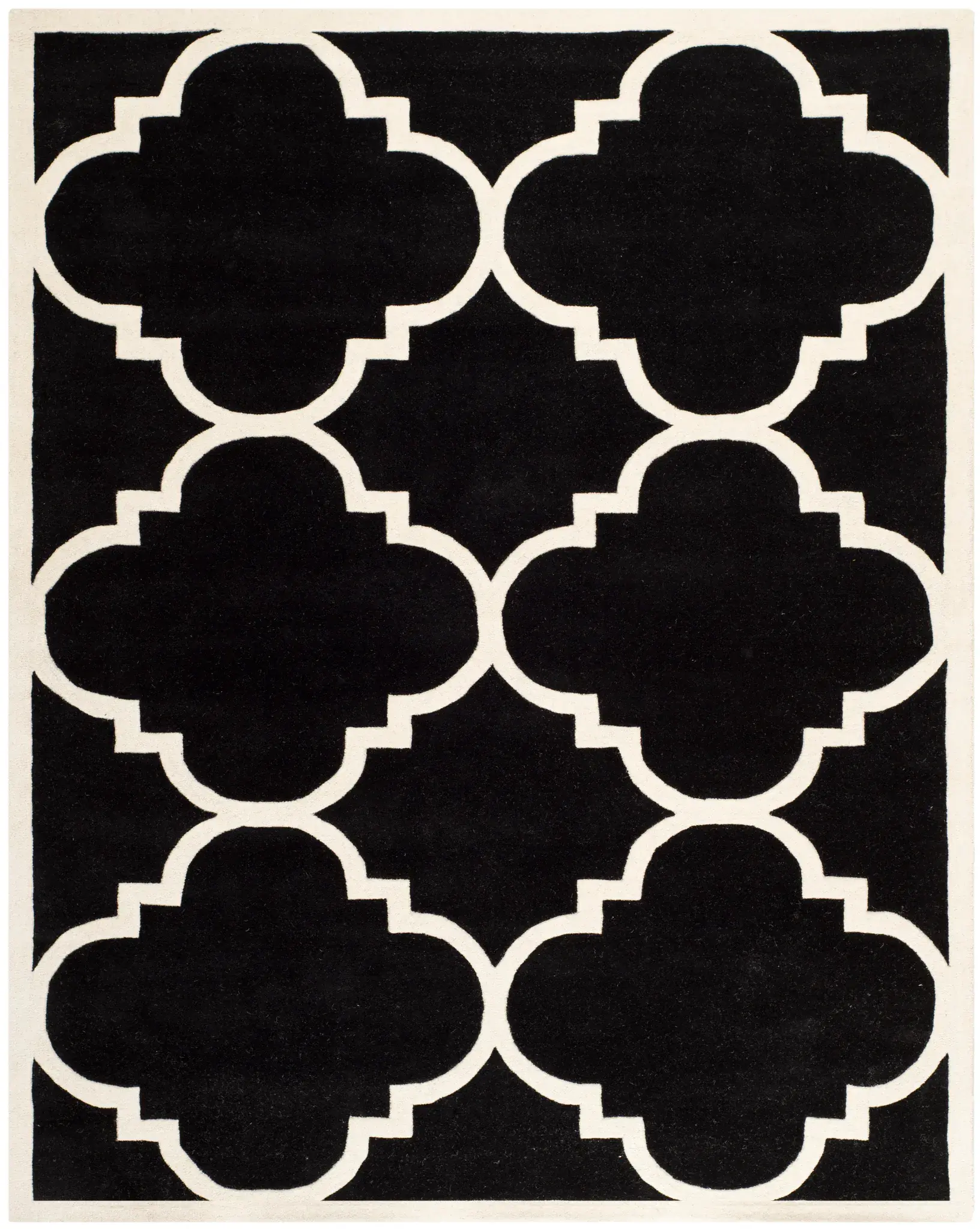 Chatham Quatrefoil Trellis Hand-Tufted Wool Rug