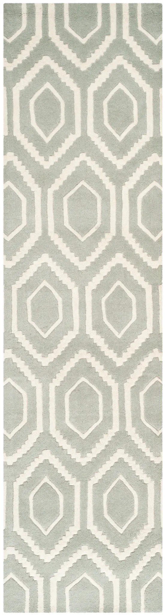 Chatham Hexagon Trellis Hand-Tufted Wool Rug