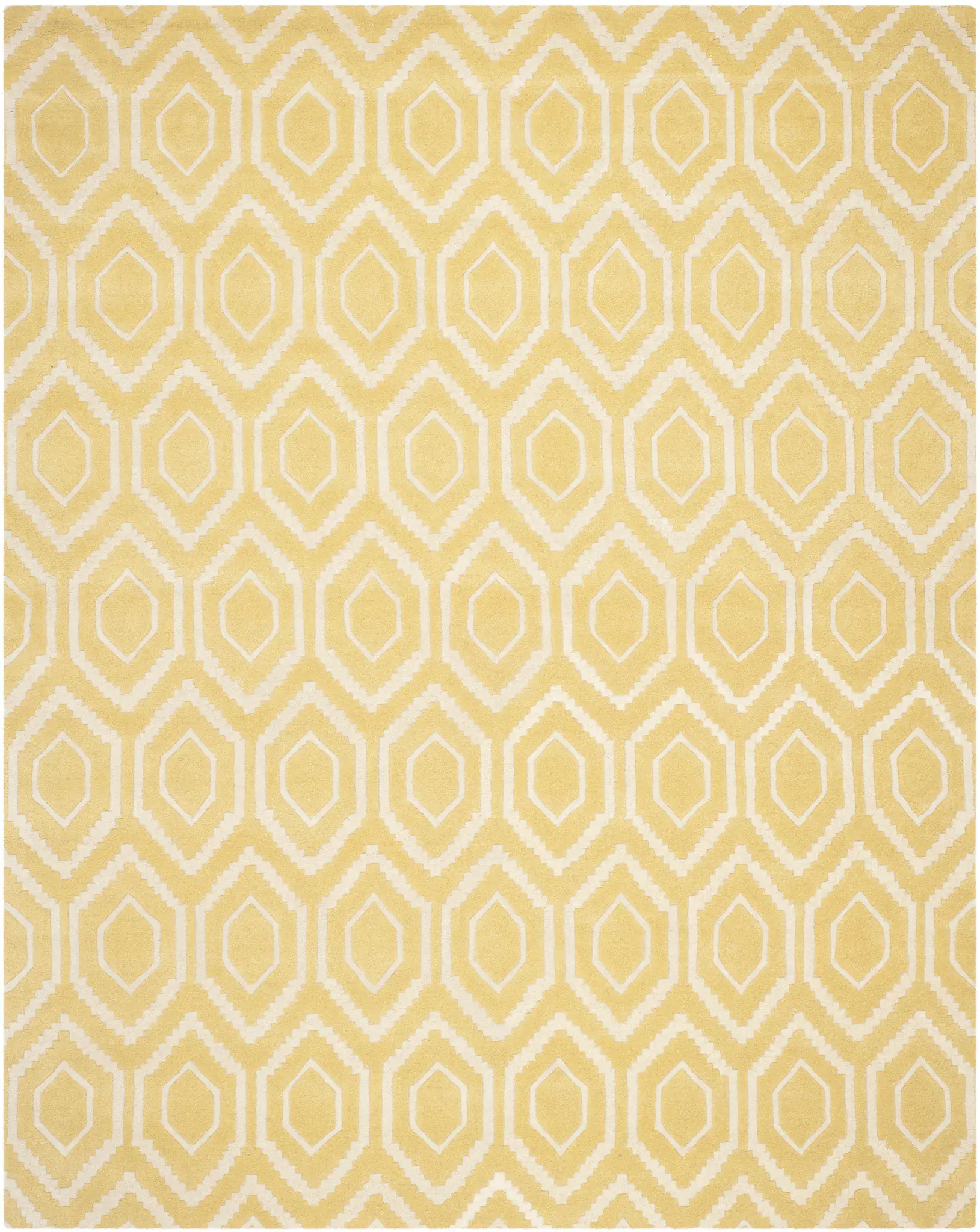 Chatham Hexagon Trellis Hand-Tufted Wool Rug