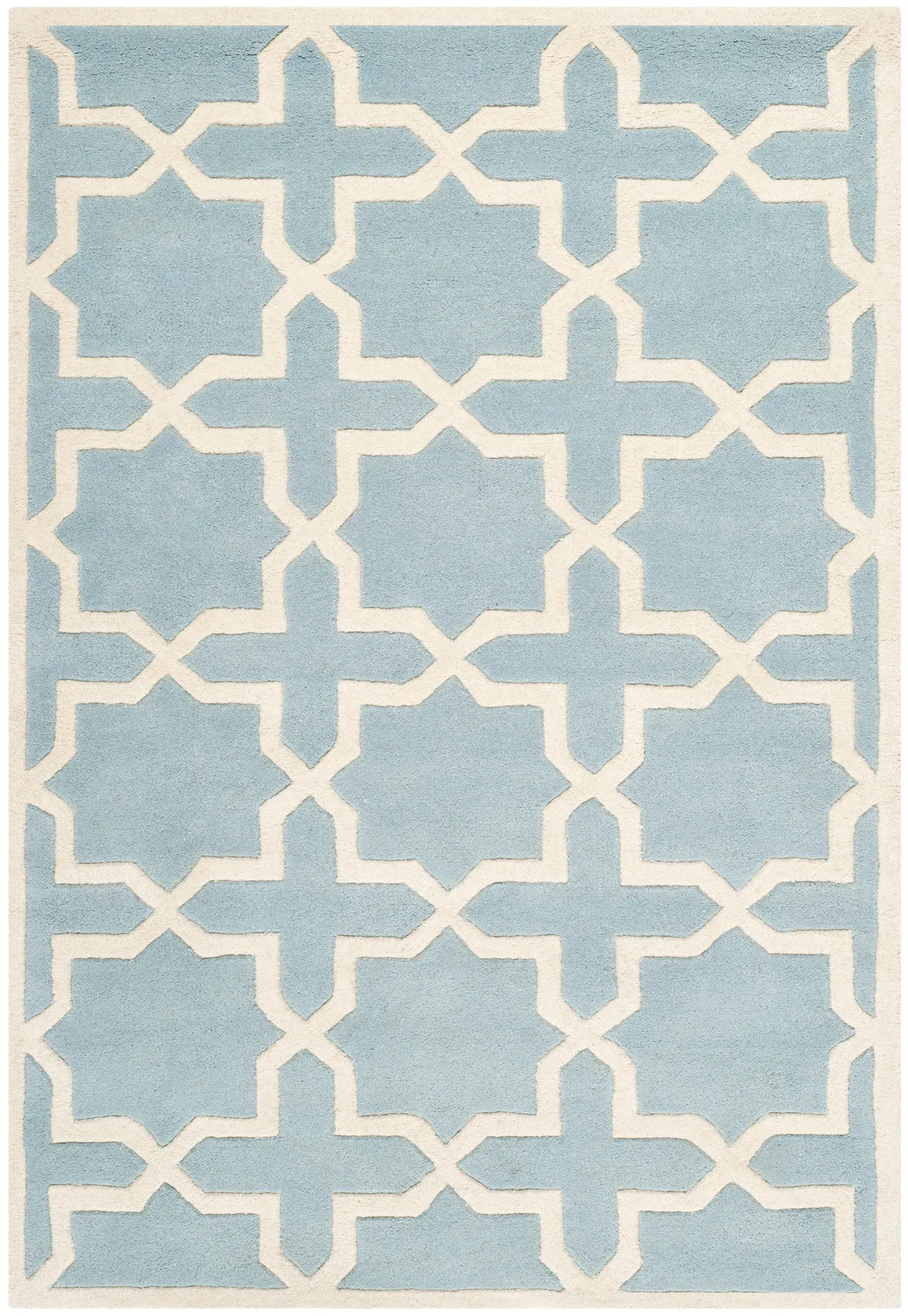 Chatham Star Lattice Hand-Tufted Wool Rug