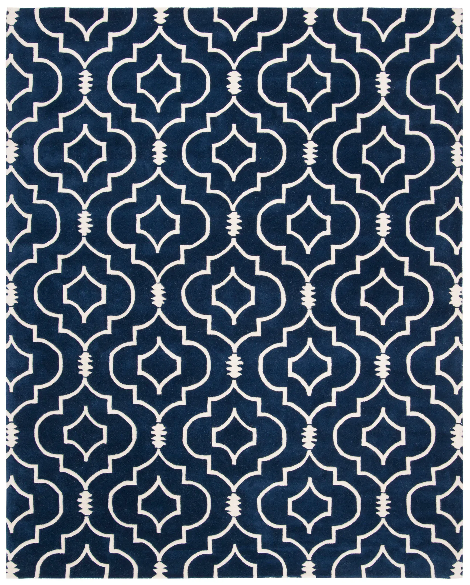Chatham Nested Quatrefoil Hand-Tufted Wool Rug