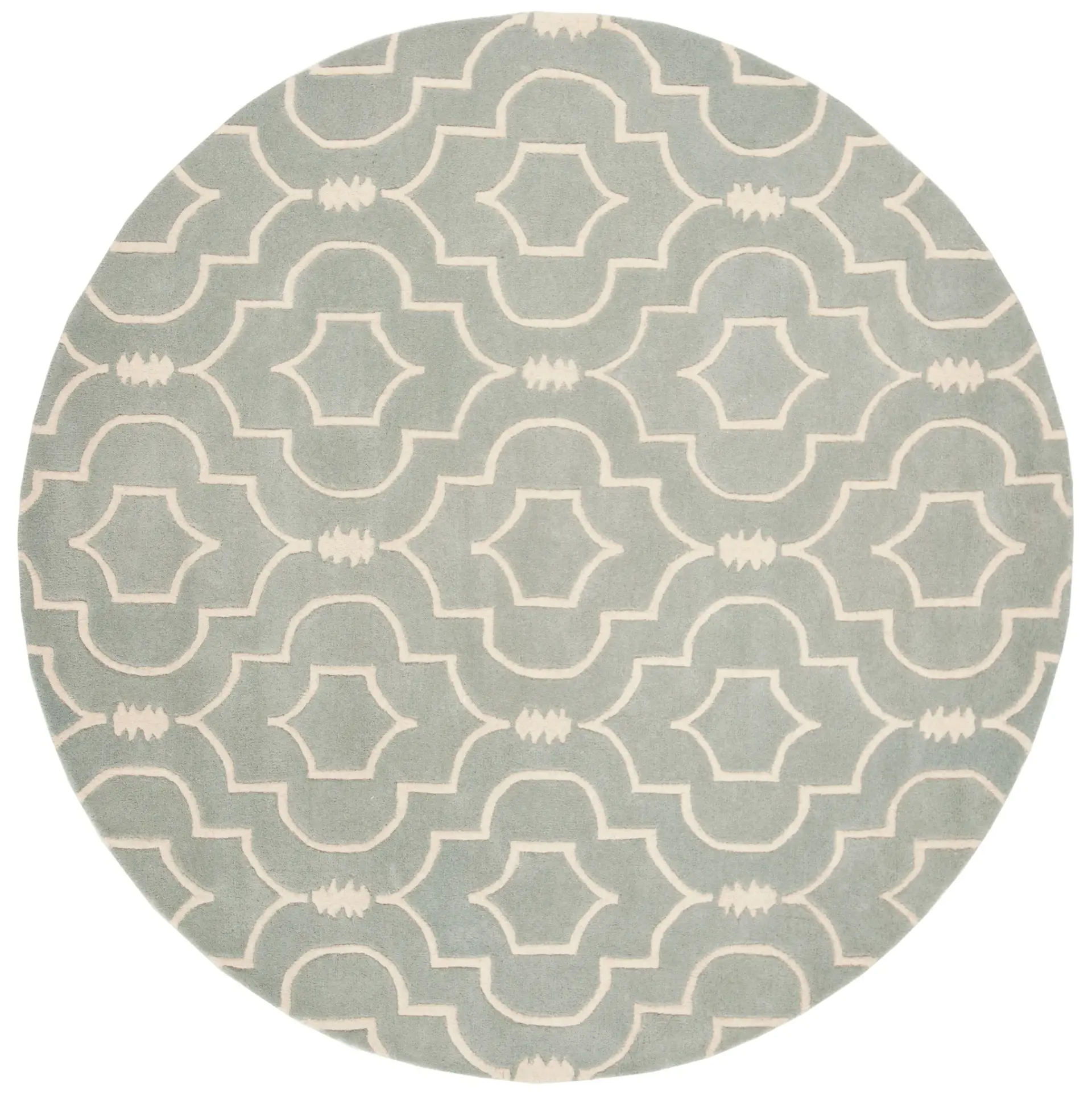 Chatham Nested Quatrefoil Hand-Tufted Wool Rug