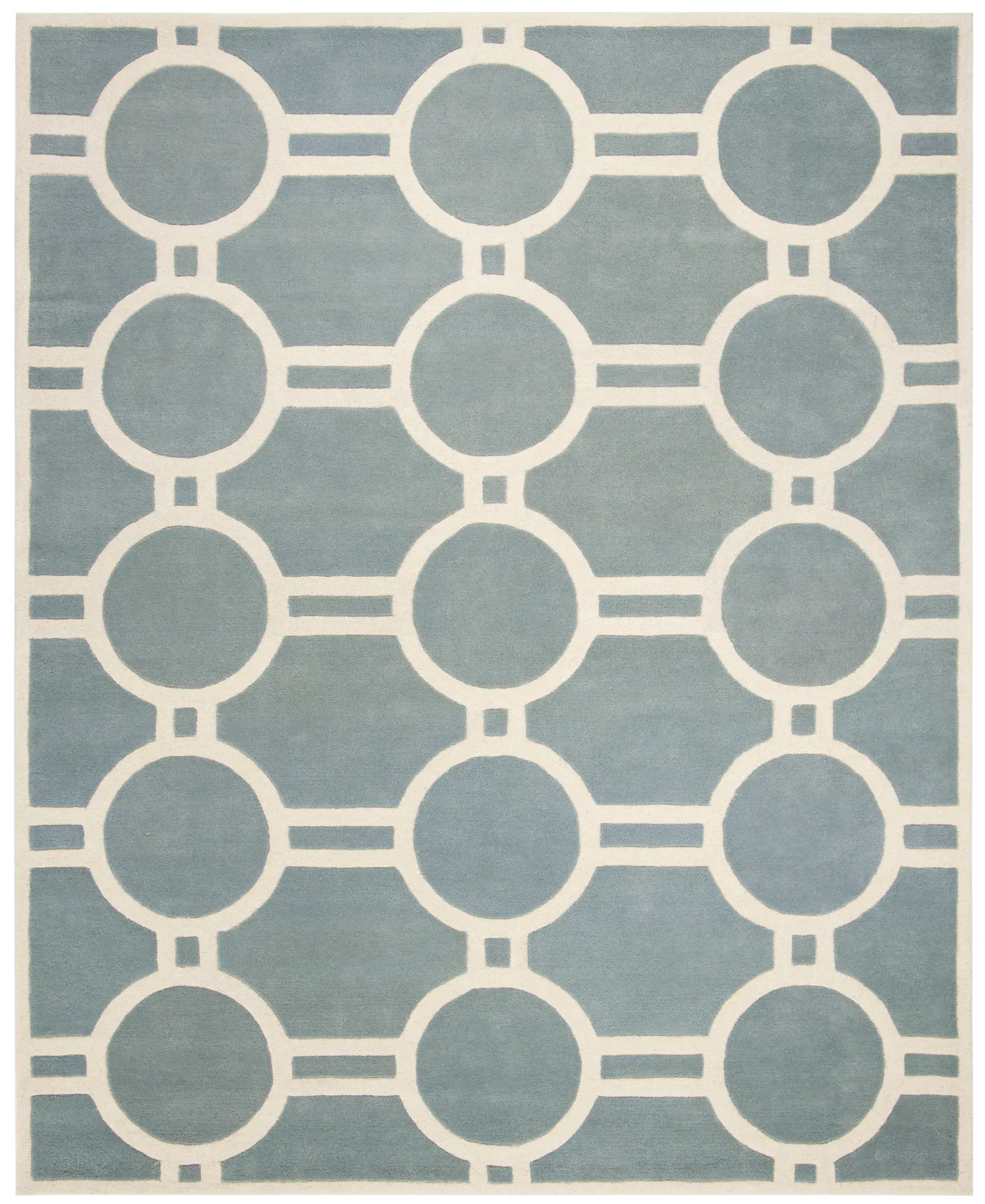 Chatham Interlocking Rings Hand-Tufted Wool Rug