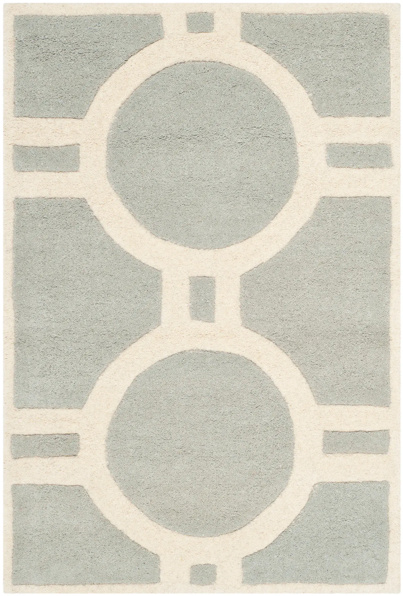 Chatham Interlocking Rings Hand-Tufted Wool Rug