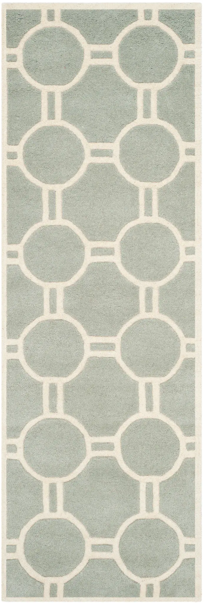 Chatham Interlocking Rings Hand-Tufted Wool Rug