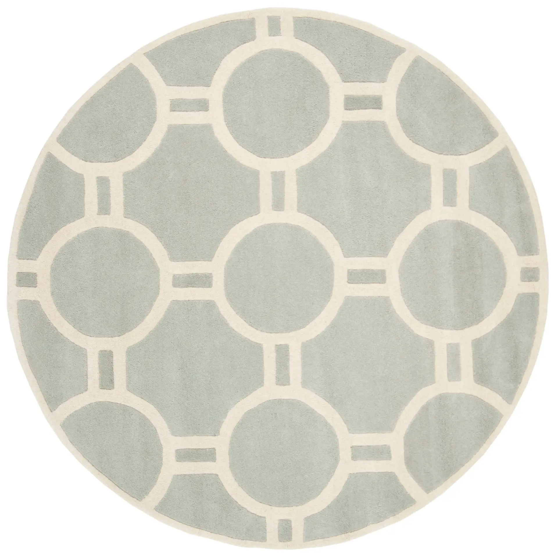 Chatham Interlocking Rings Hand-Tufted Wool Rug
