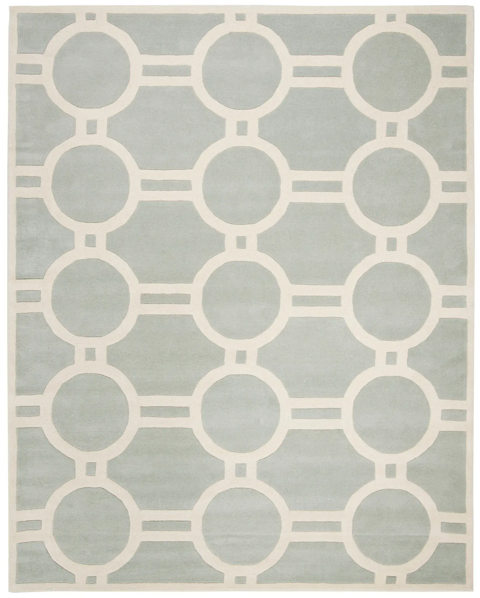 Chatham Interlocking Rings Hand-Tufted Wool Rug