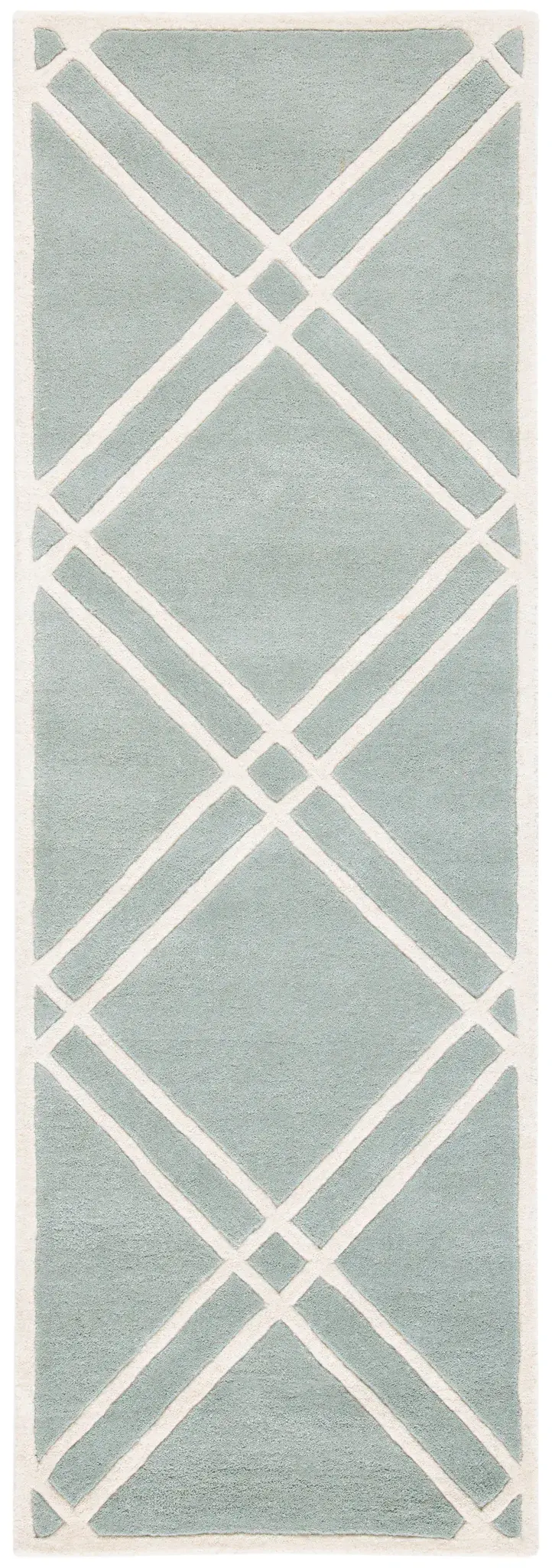 Chatham Double Diamond Lattice Hand-Tufted Wool Rug
