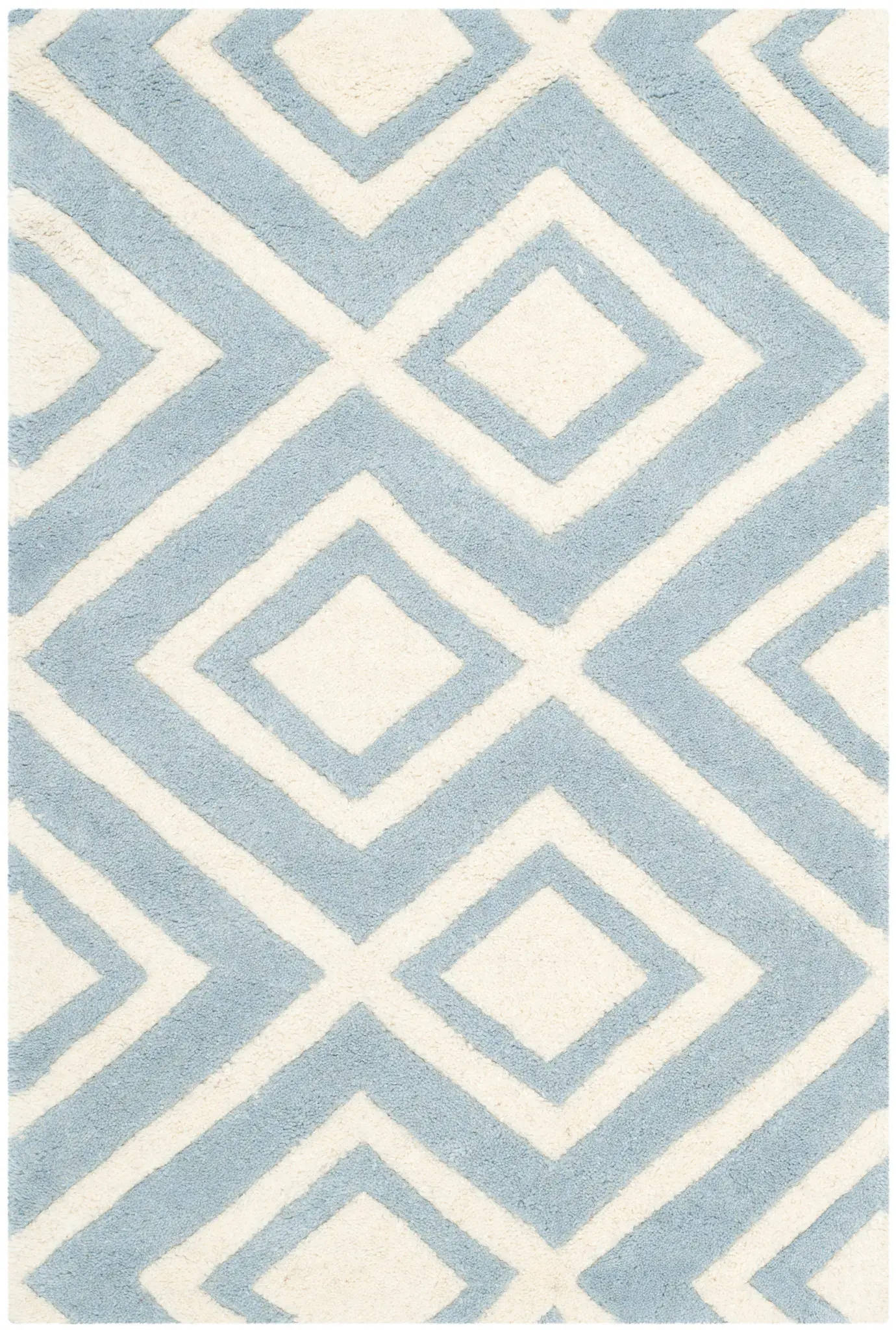 Chatham Concentric Diamond Hand-Tufted Wool Rug