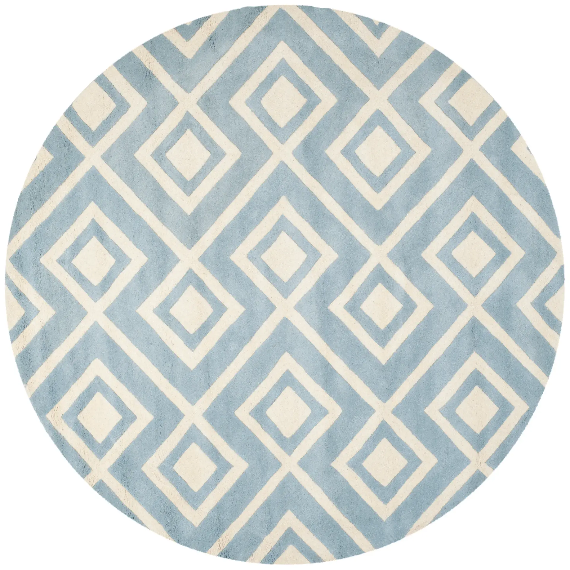 Chatham Concentric Diamond Hand-Tufted Wool Rug