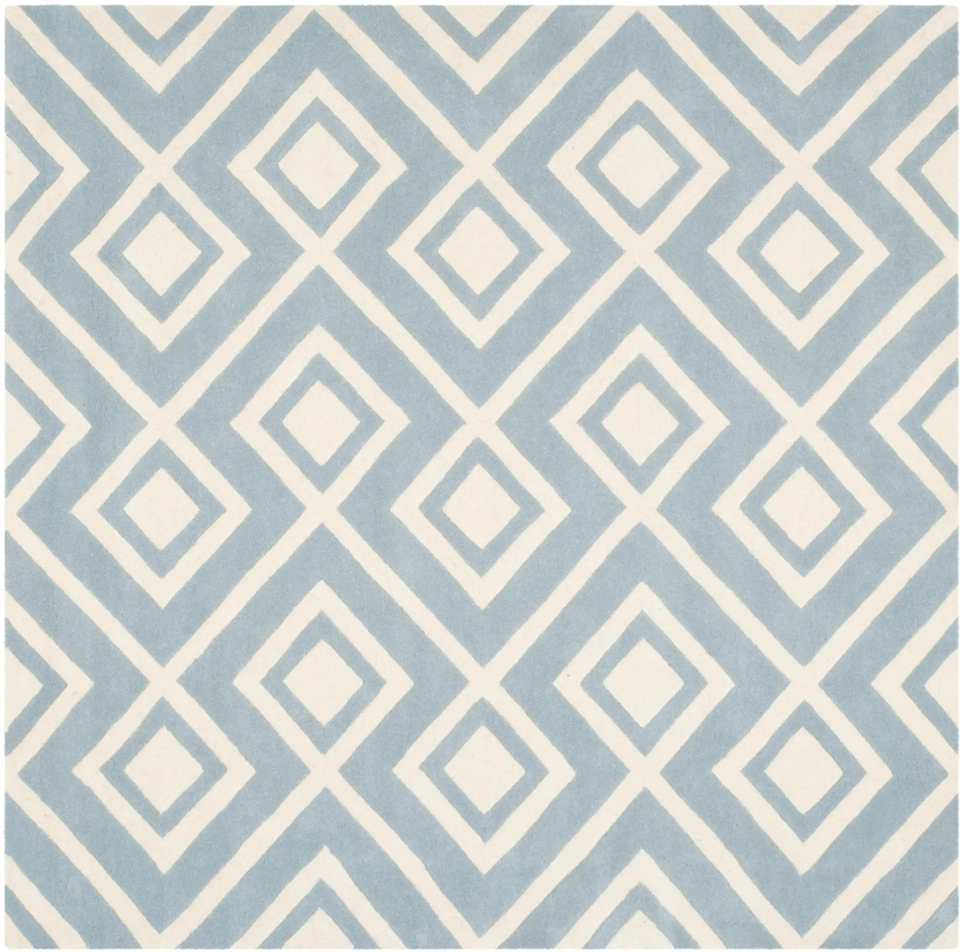 Chatham Concentric Diamond Hand-Tufted Wool Rug