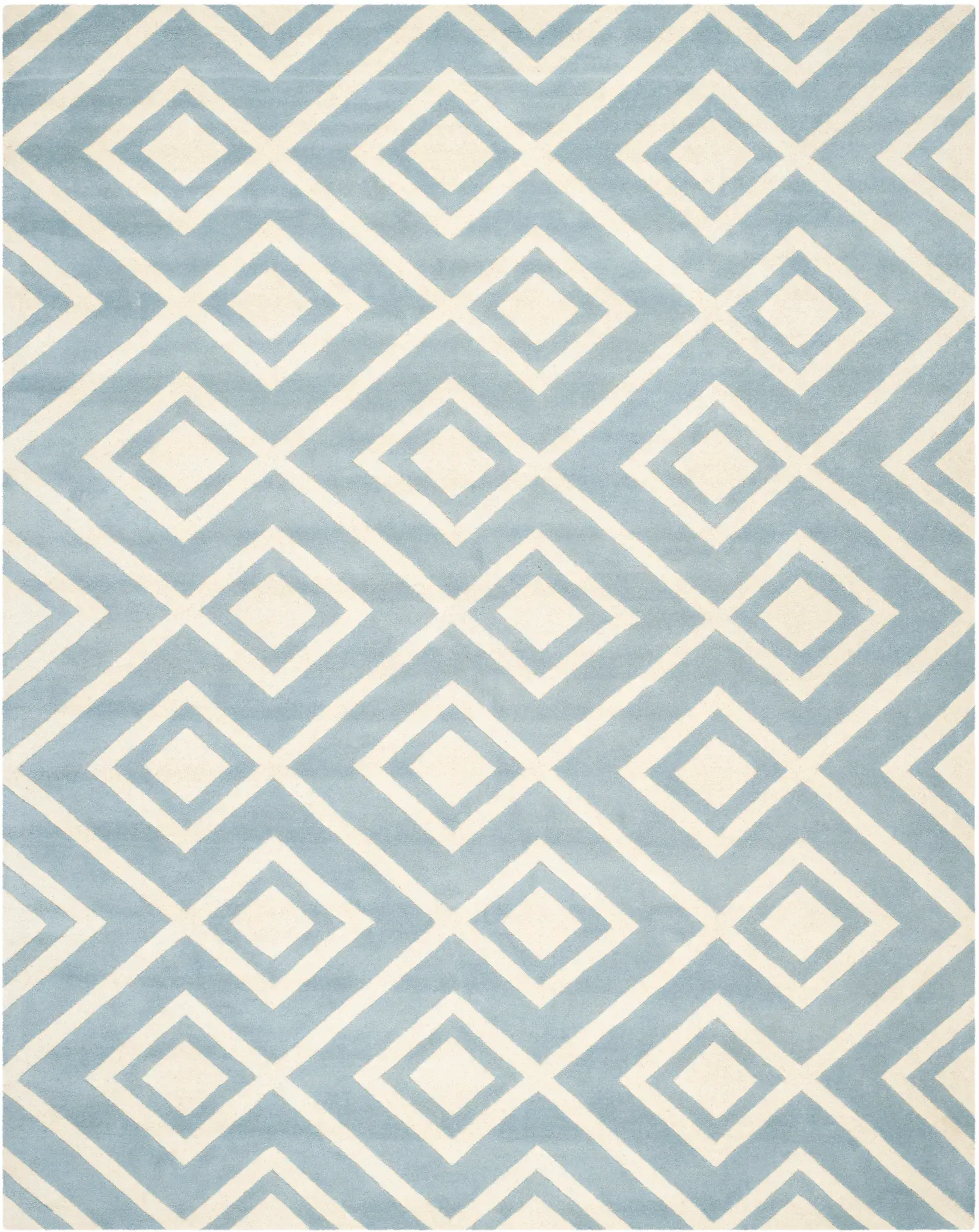 Chatham Concentric Diamond Hand-Tufted Wool Rug