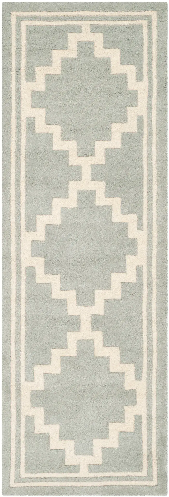 Chatham Stepped Diamond Hand-Tufted Wool Rug