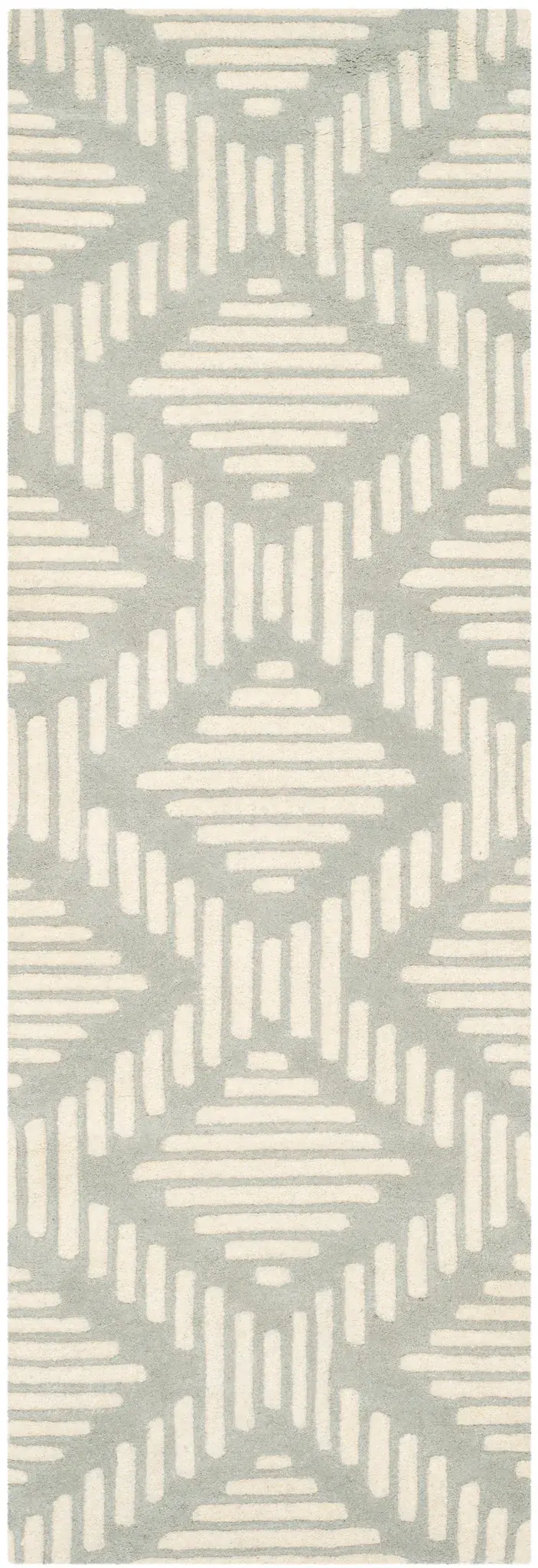 Chatham Dashed Diamond Hand-Tufted Wool Rug