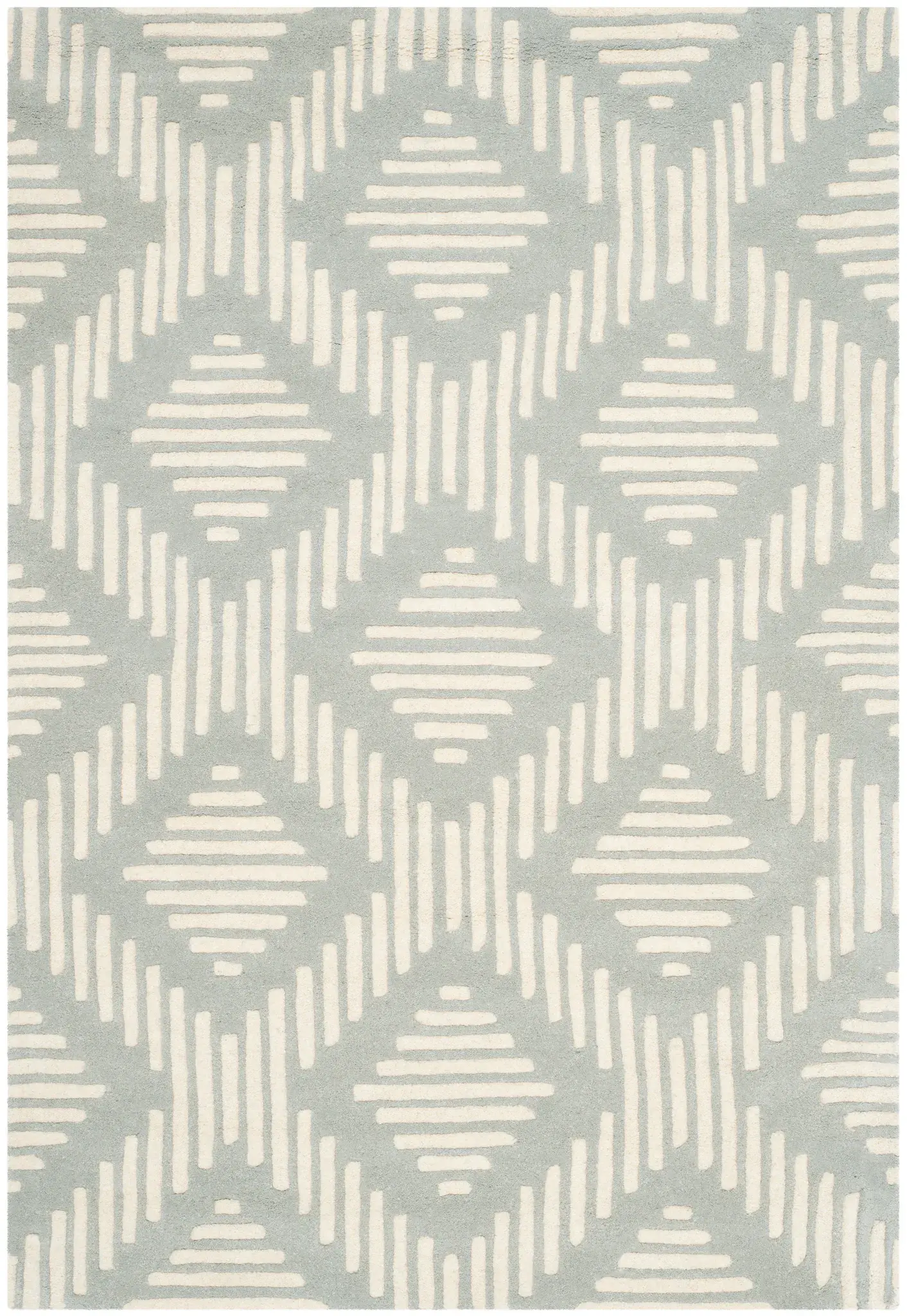 Chatham Dashed Diamond Hand-Tufted Wool Rug