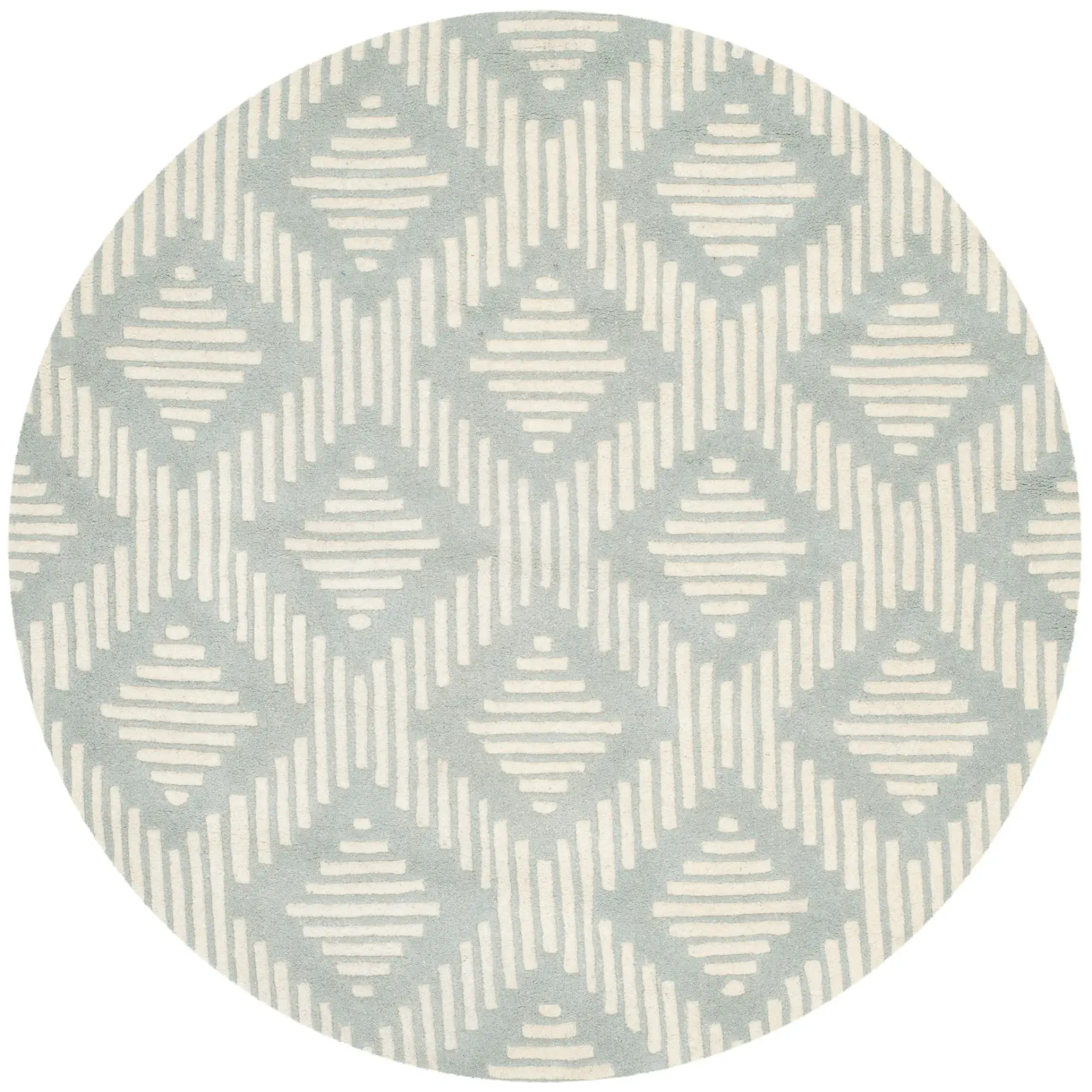 Chatham Dashed Diamond Hand-Tufted Wool Rug