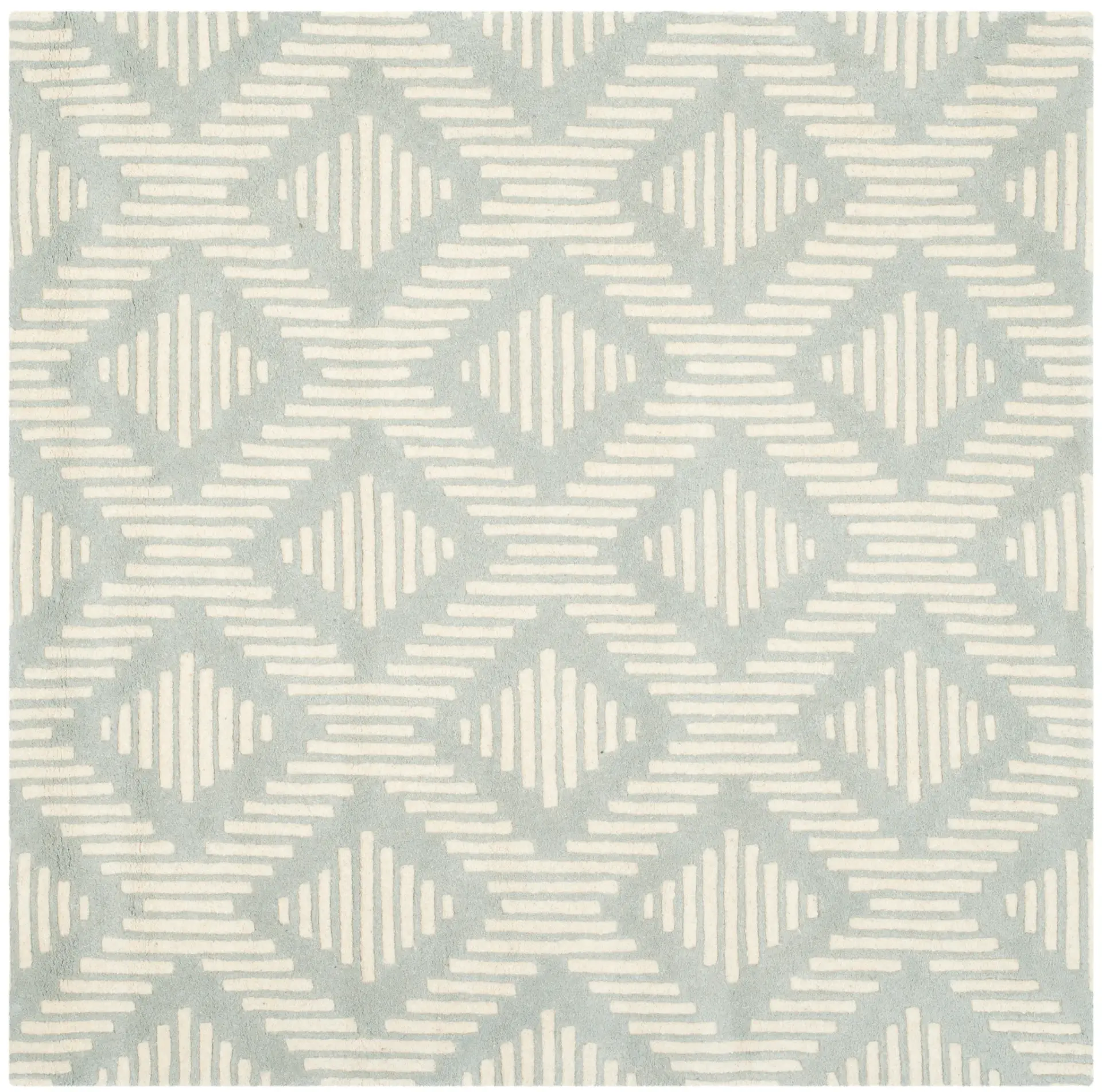 Chatham Dashed Diamond Hand-Tufted Wool Rug