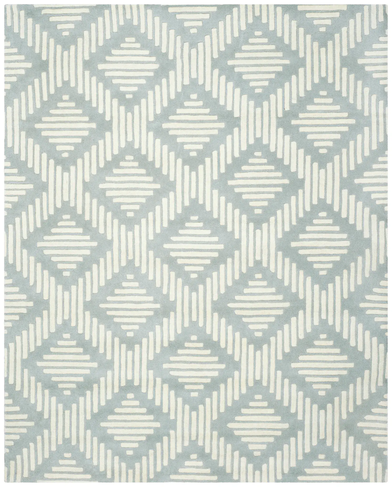 Chatham Dashed Diamond Hand-Tufted Wool Rug