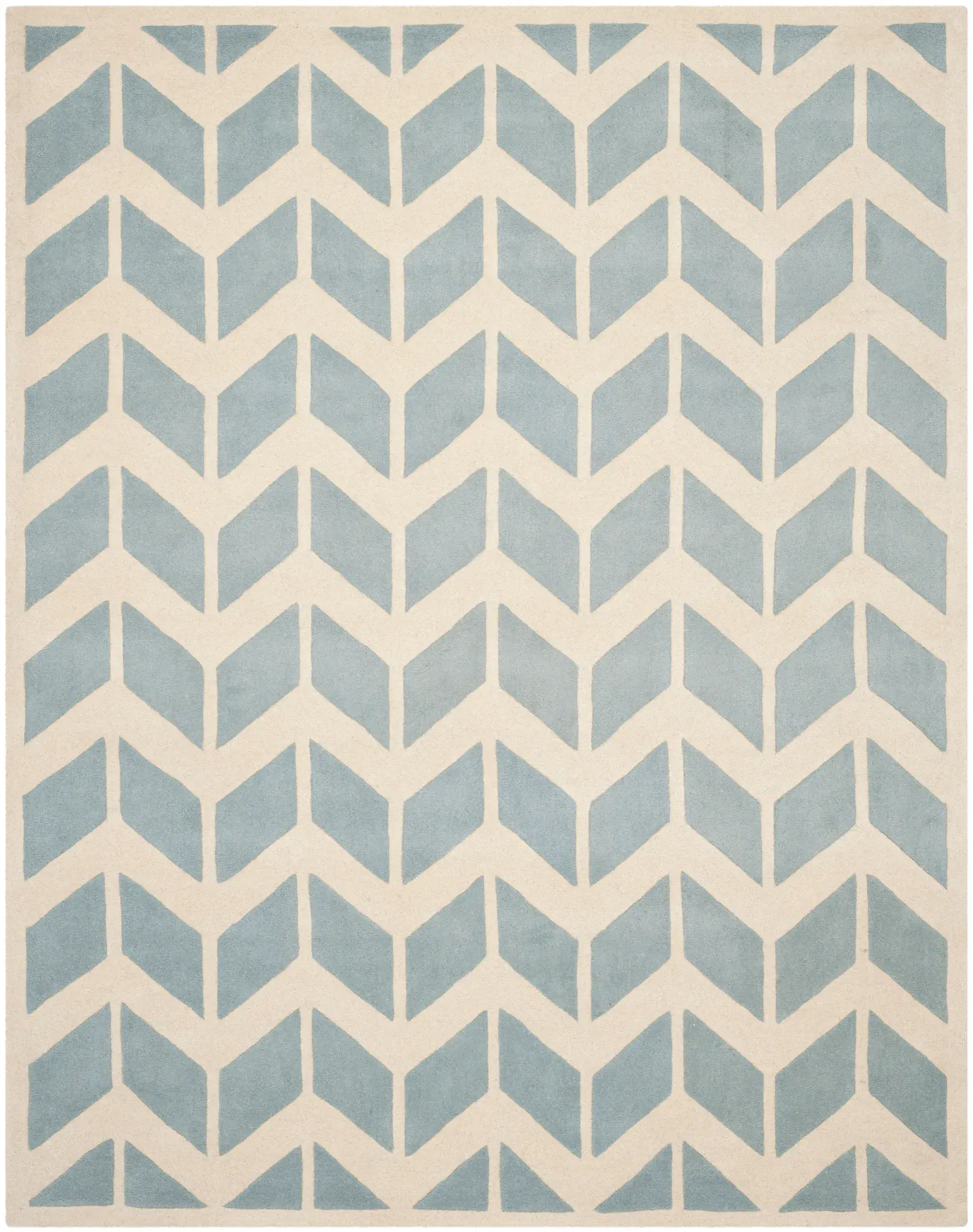 Chatham Herringbone Hand-Tufted Wool Rug