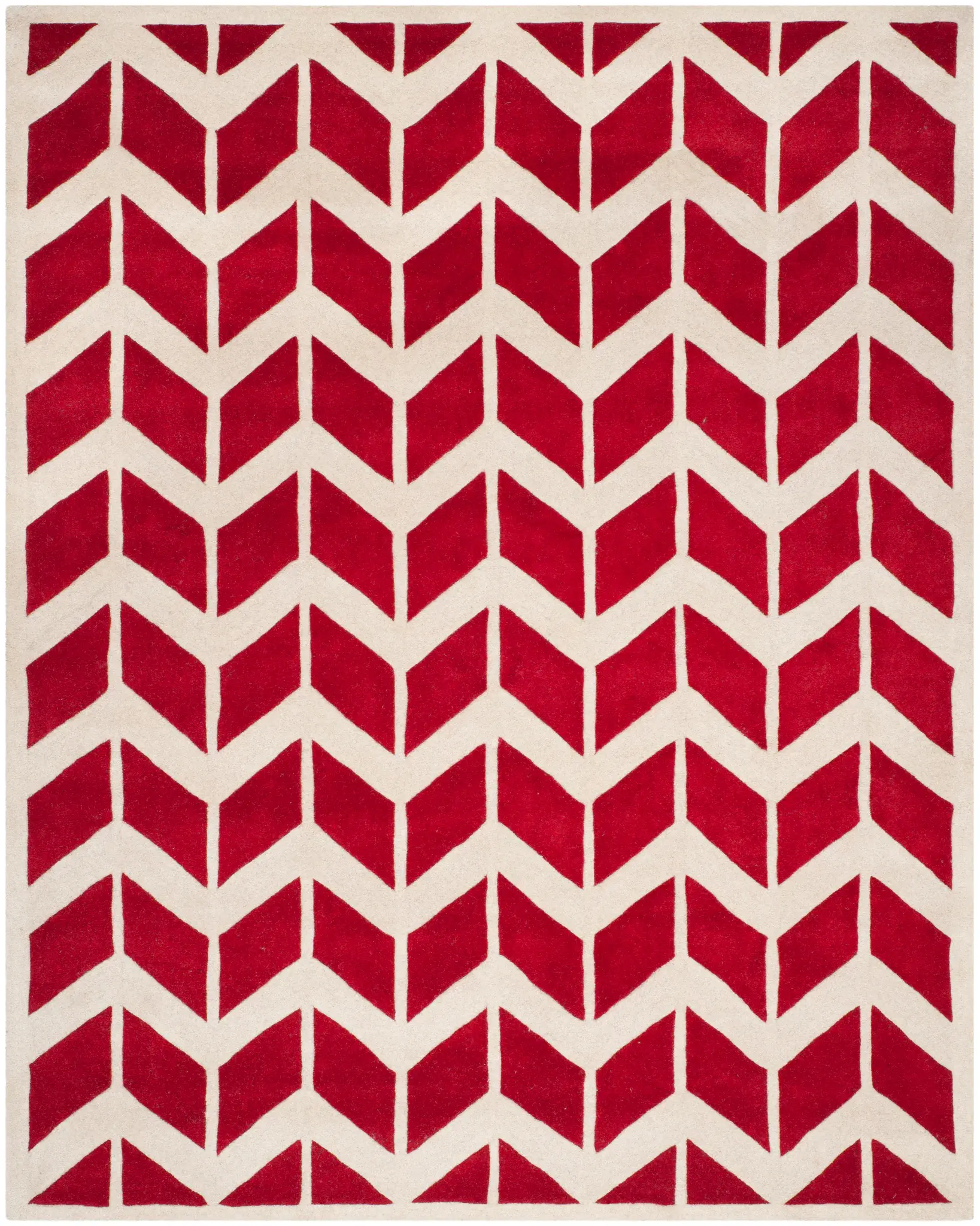 Chatham Herringbone Hand-Tufted Wool Rug
