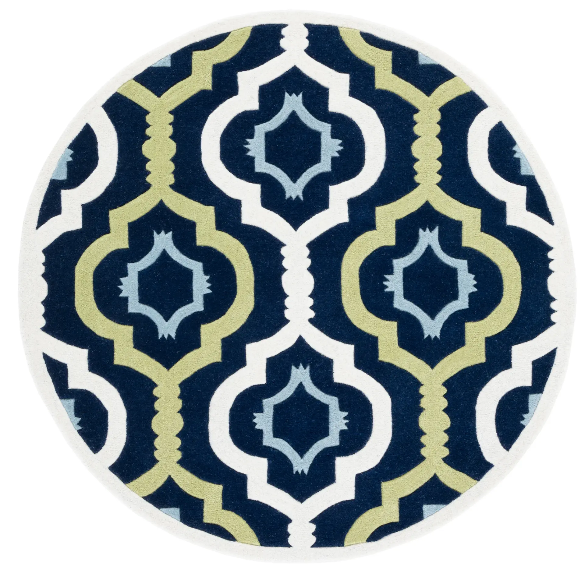 Chatham Large-Scale Lantern Trellis Hand-Tufted Wool Rug