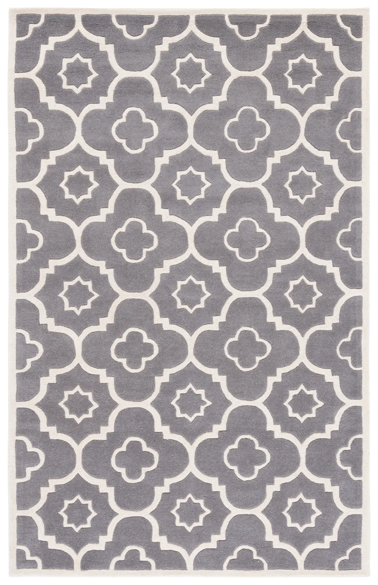 Chatham Quatrefoil Tile Hand-Tufted Wool Rug