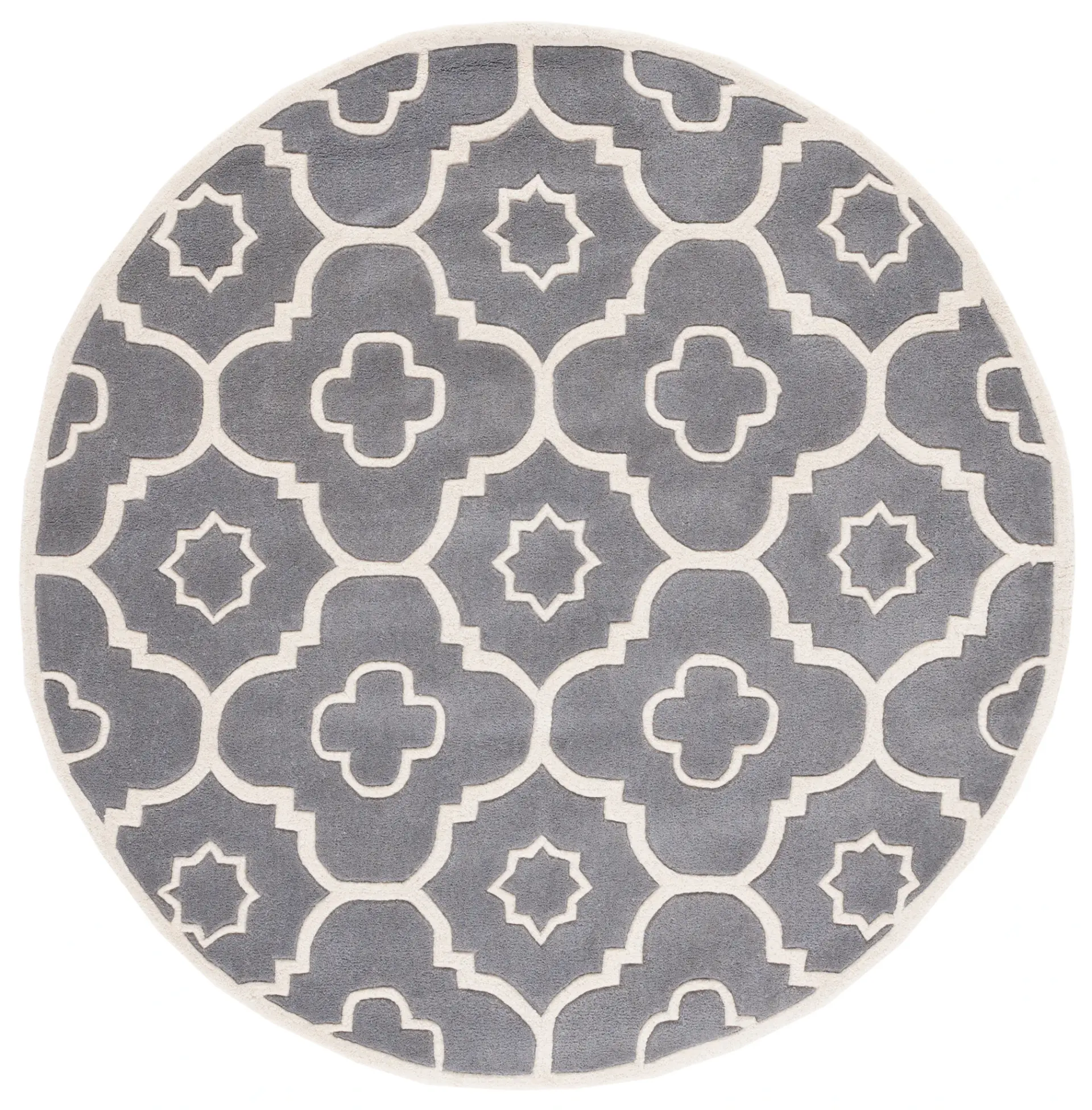 Chatham Quatrefoil Tile Hand-Tufted Wool Rug