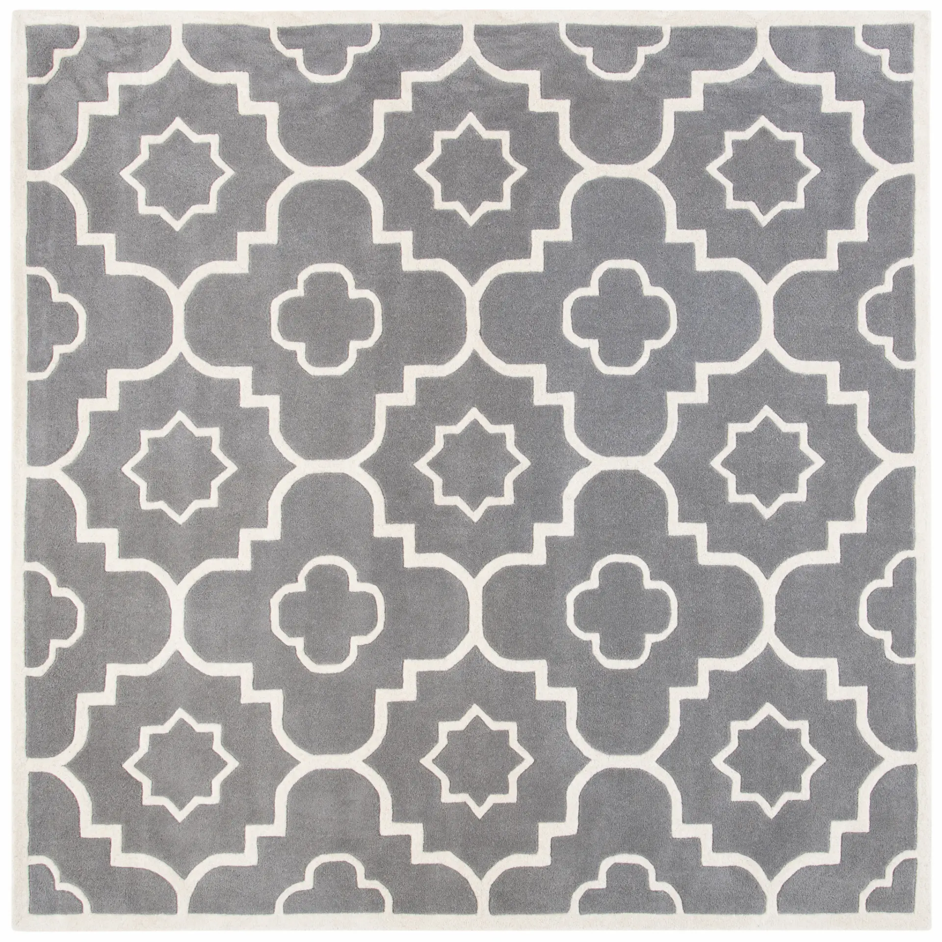 Chatham Quatrefoil Tile Hand-Tufted Wool Rug