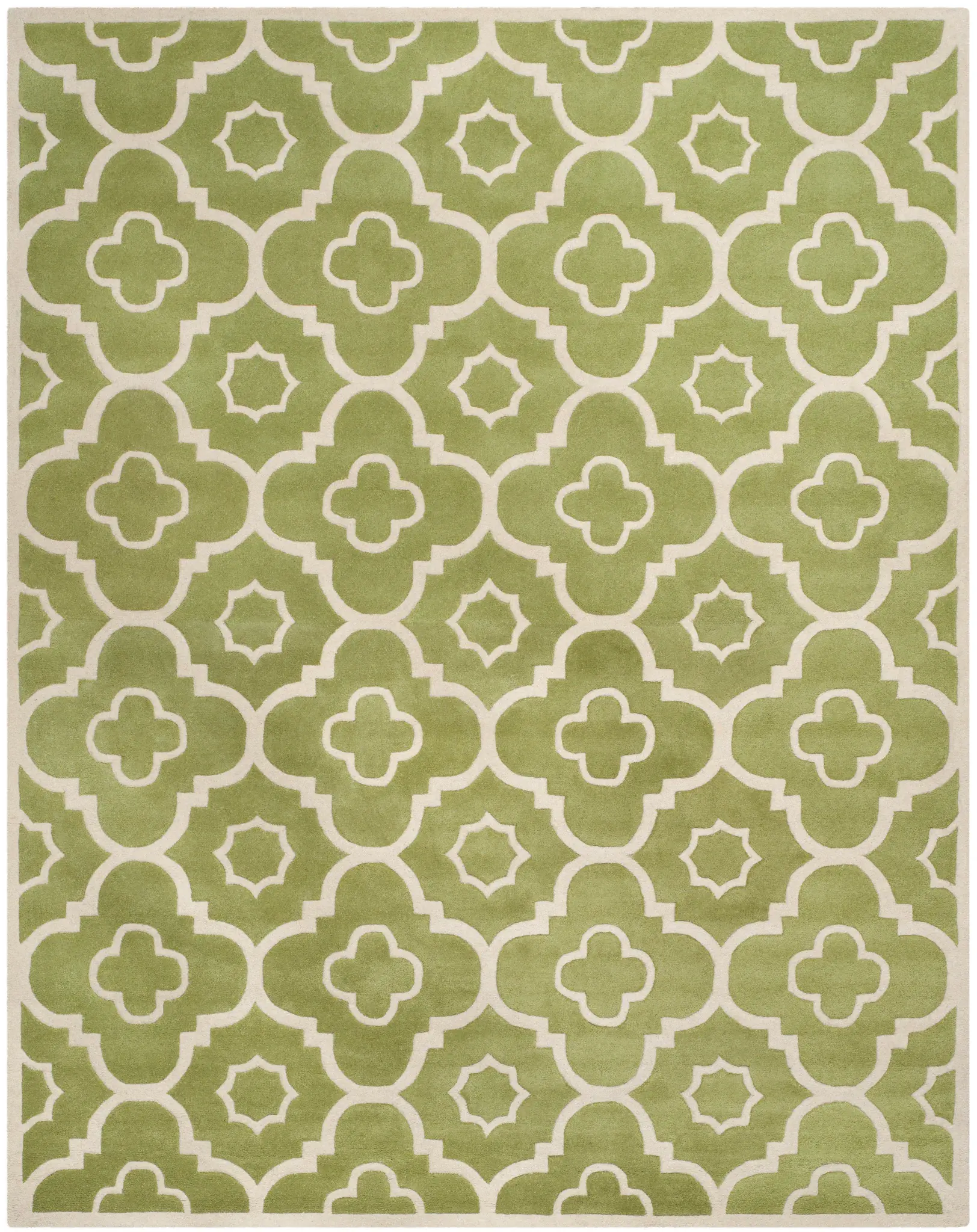 Chatham Quatrefoil Tile Hand-Tufted Wool Rug
