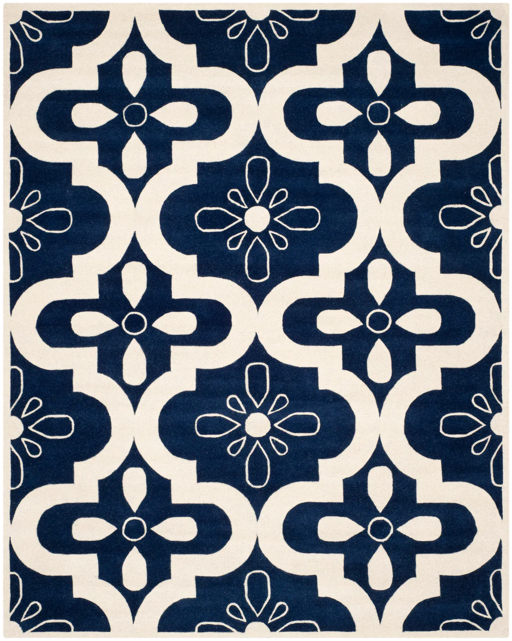 Chatham Floral Trellis Hand-Tufted Wool Rug