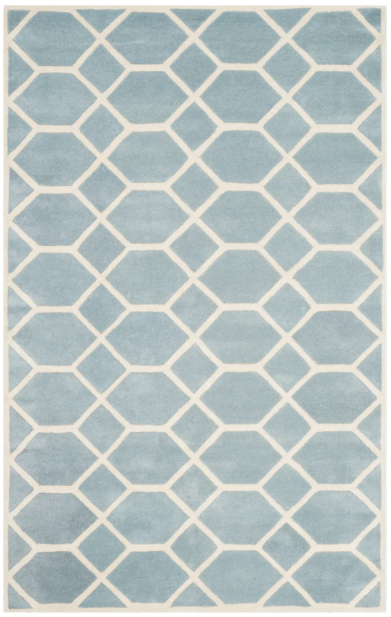 Chatham Honeycomb Lattice Hand-Tufted Wool Rug