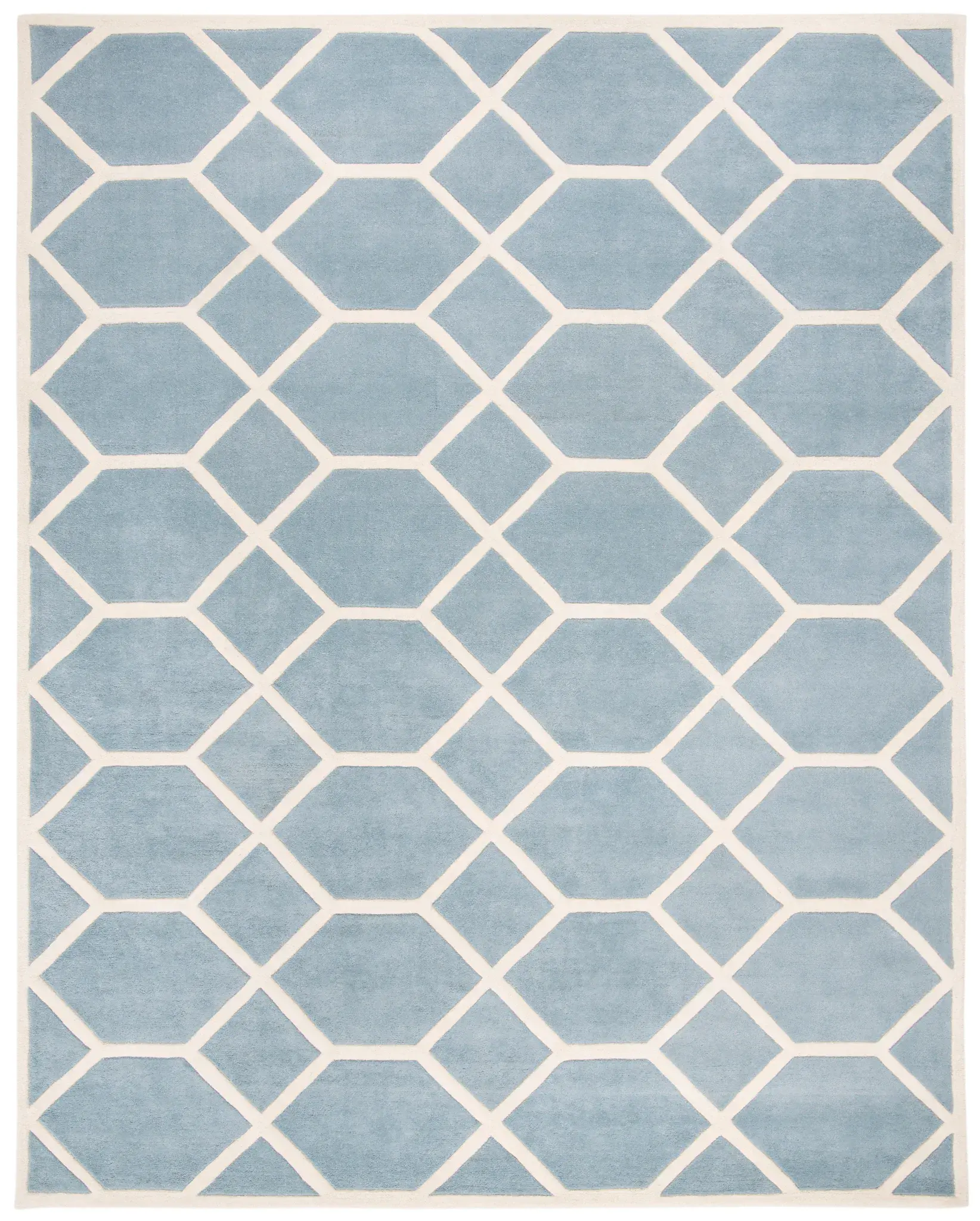 Chatham Honeycomb Lattice Hand-Tufted Wool Rug
