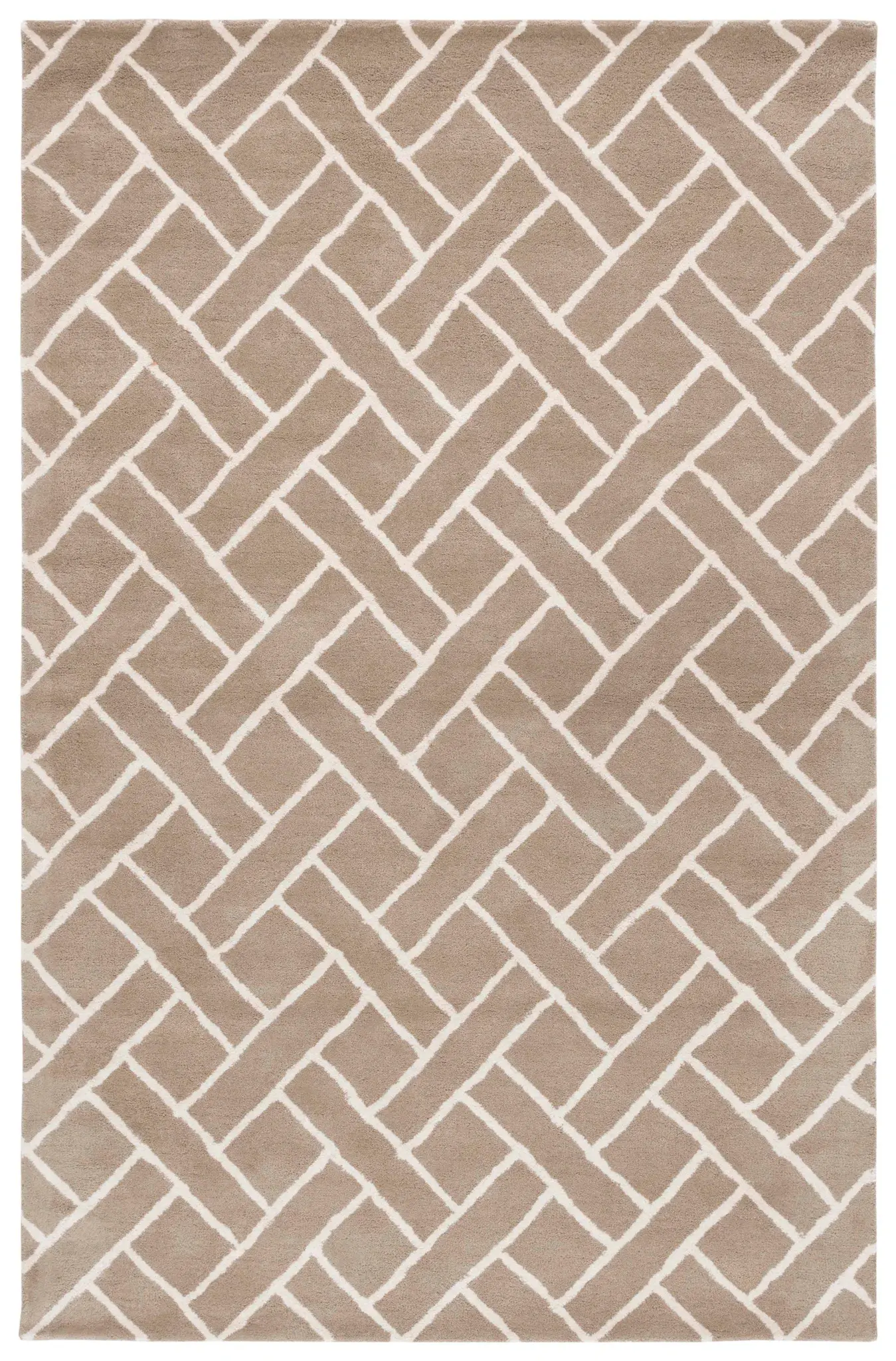Chatham Lattice Hand-Tufted Wool Rug