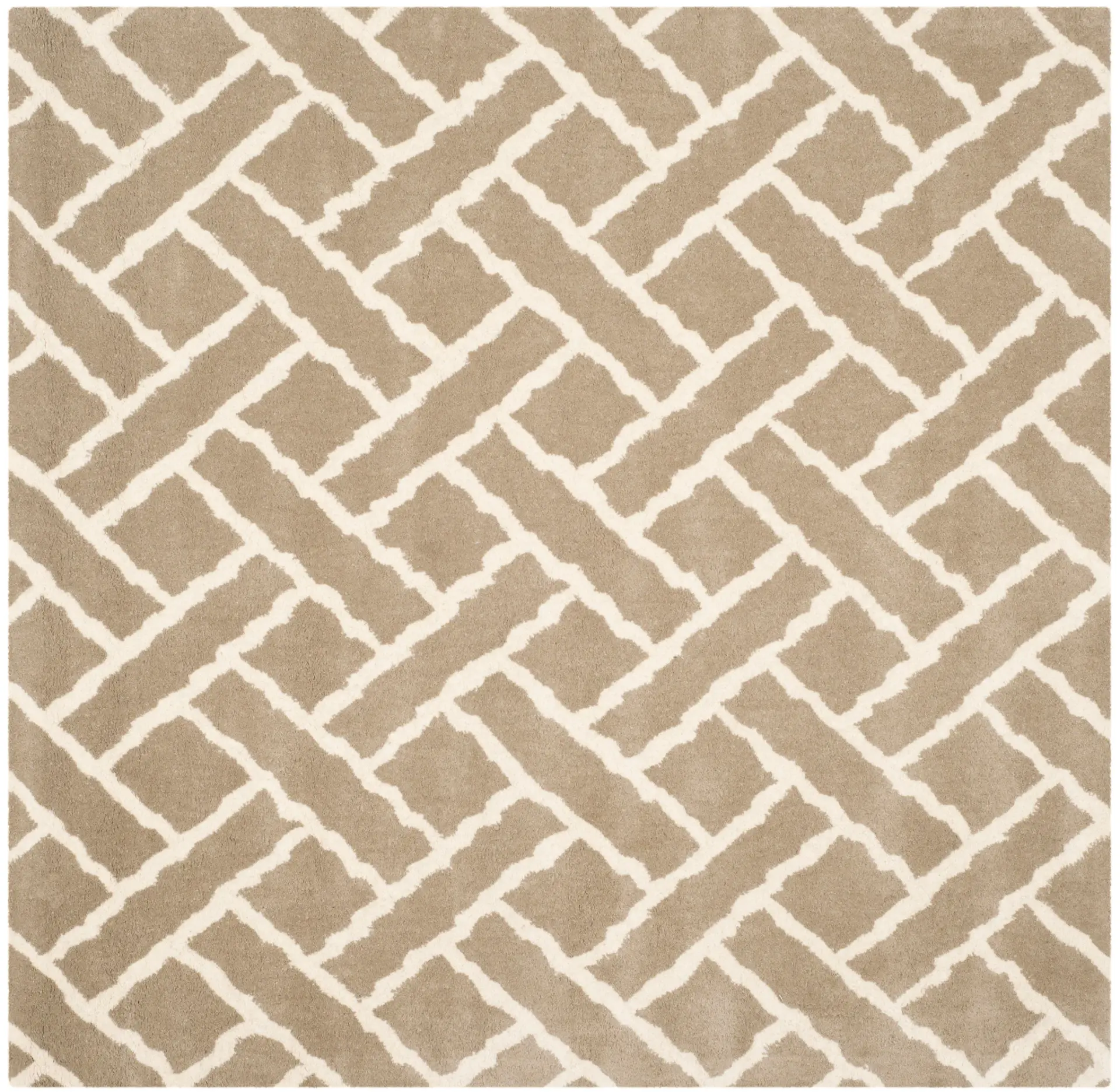 Chatham Lattice Hand-Tufted Wool Rug