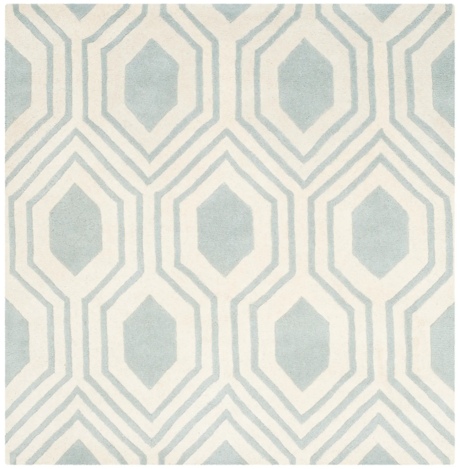 Chatham Honeycomb Hand-Tufted Wool Rug