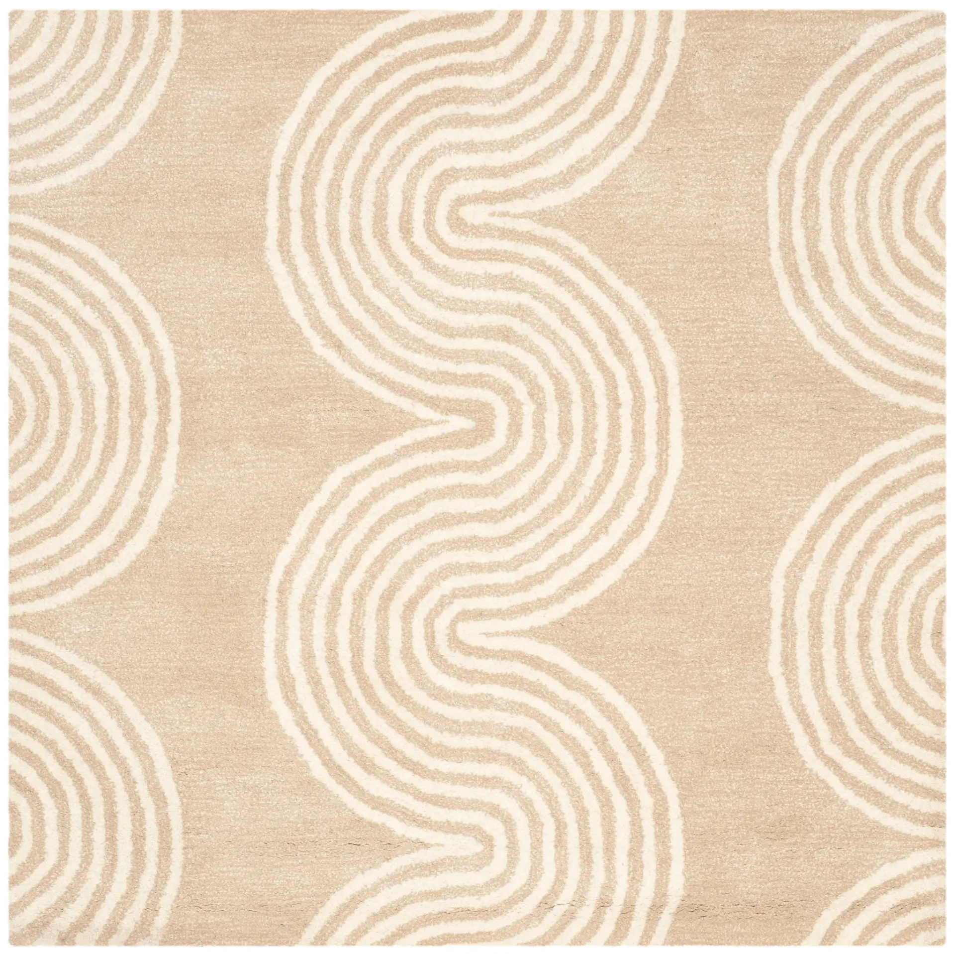 Chatham Wavy Stripe Hand-Tufted Wool Rug