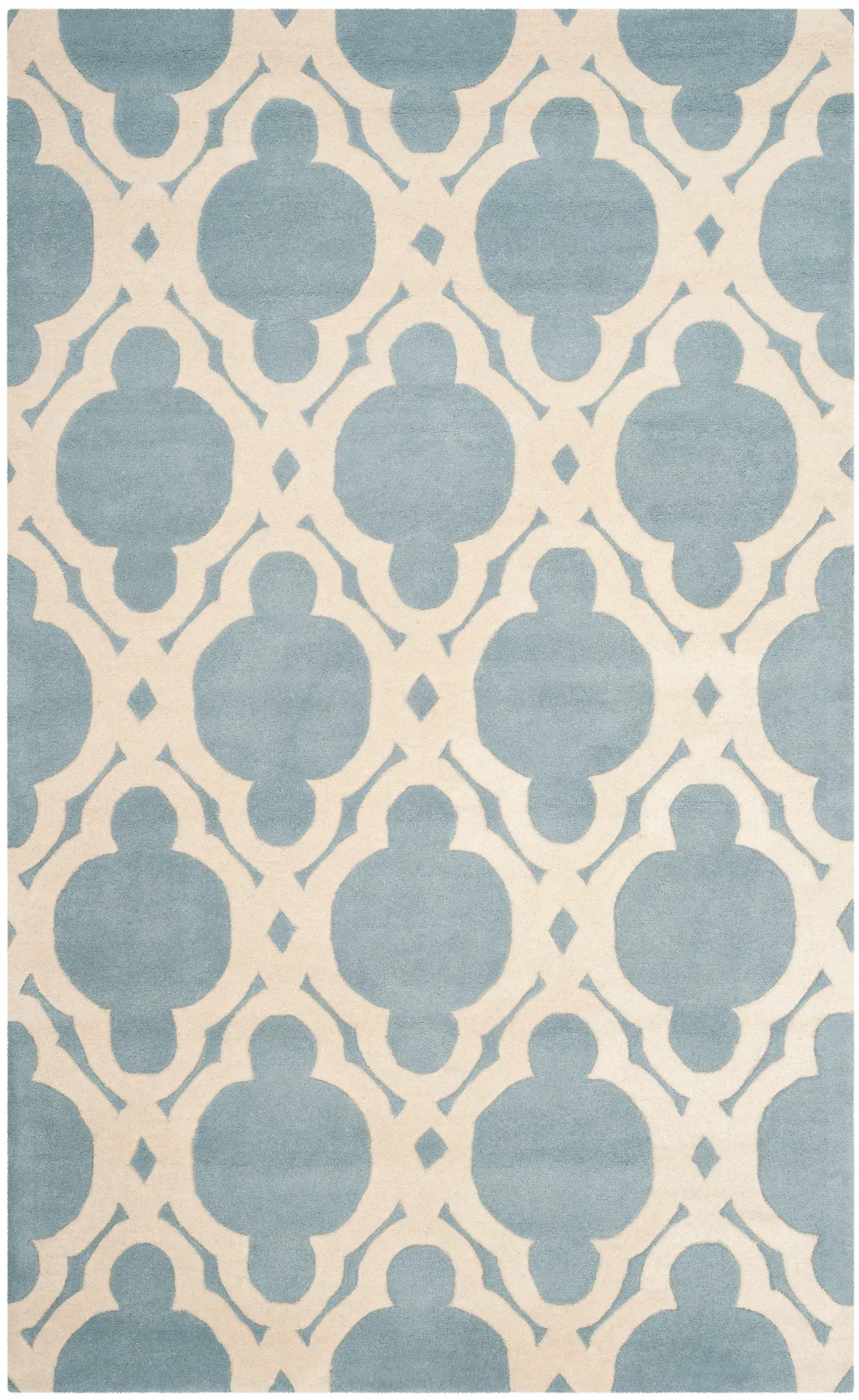 Chatham Moroccan Quatrefoil Hand-Tufted Wool Rug